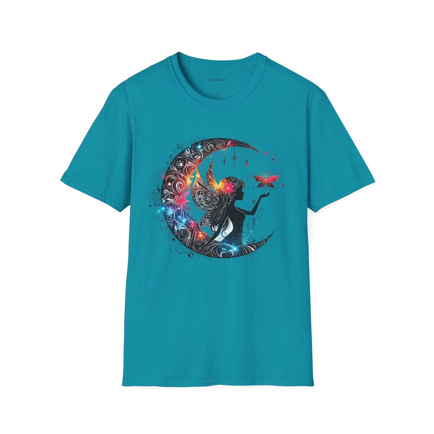 Moon Fairy 03 Unisex Soft Style T-Shirt 100% Cotton Graphic