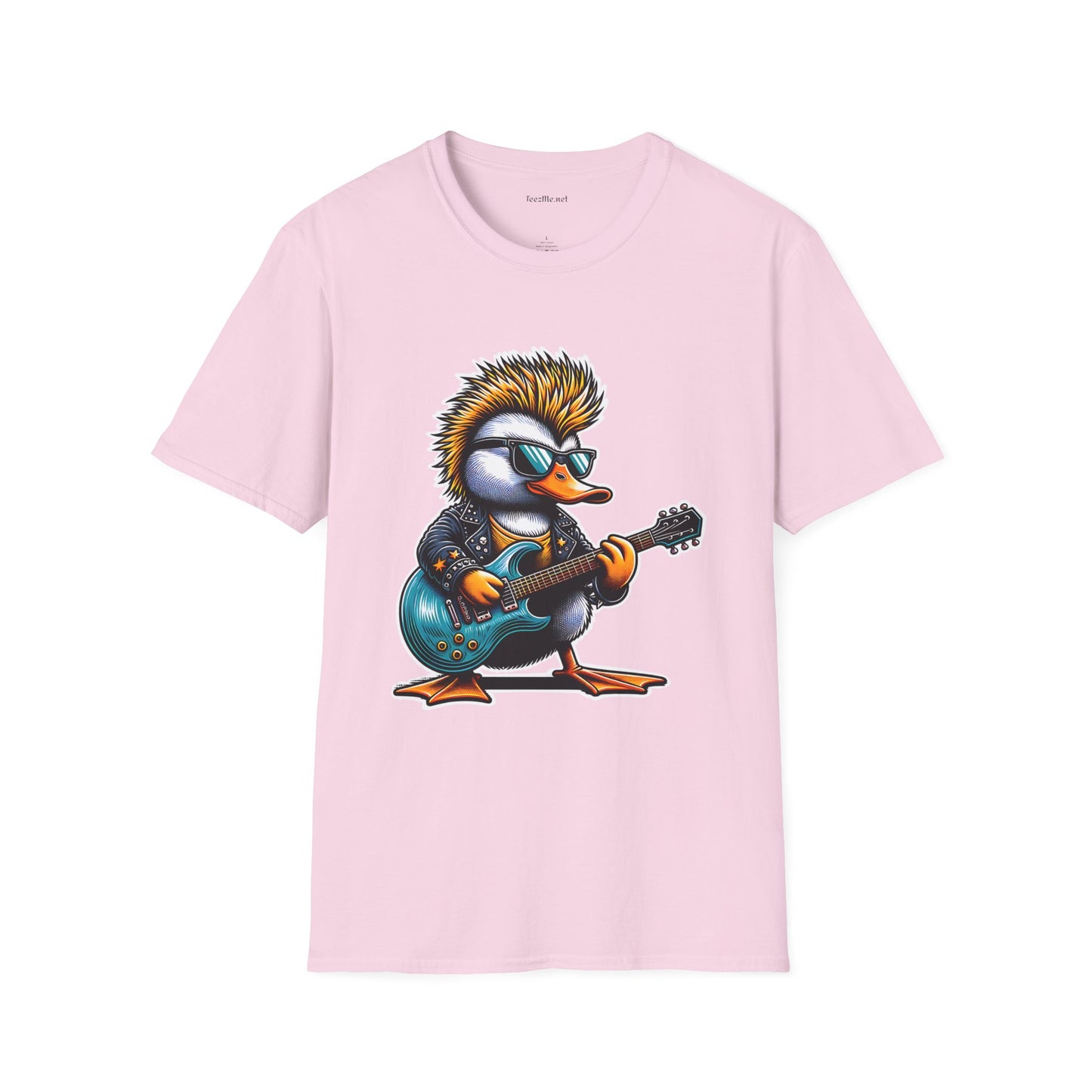 Rockn' Duck Unisex Softstyle T-Shirt 100% Cotton Graphic