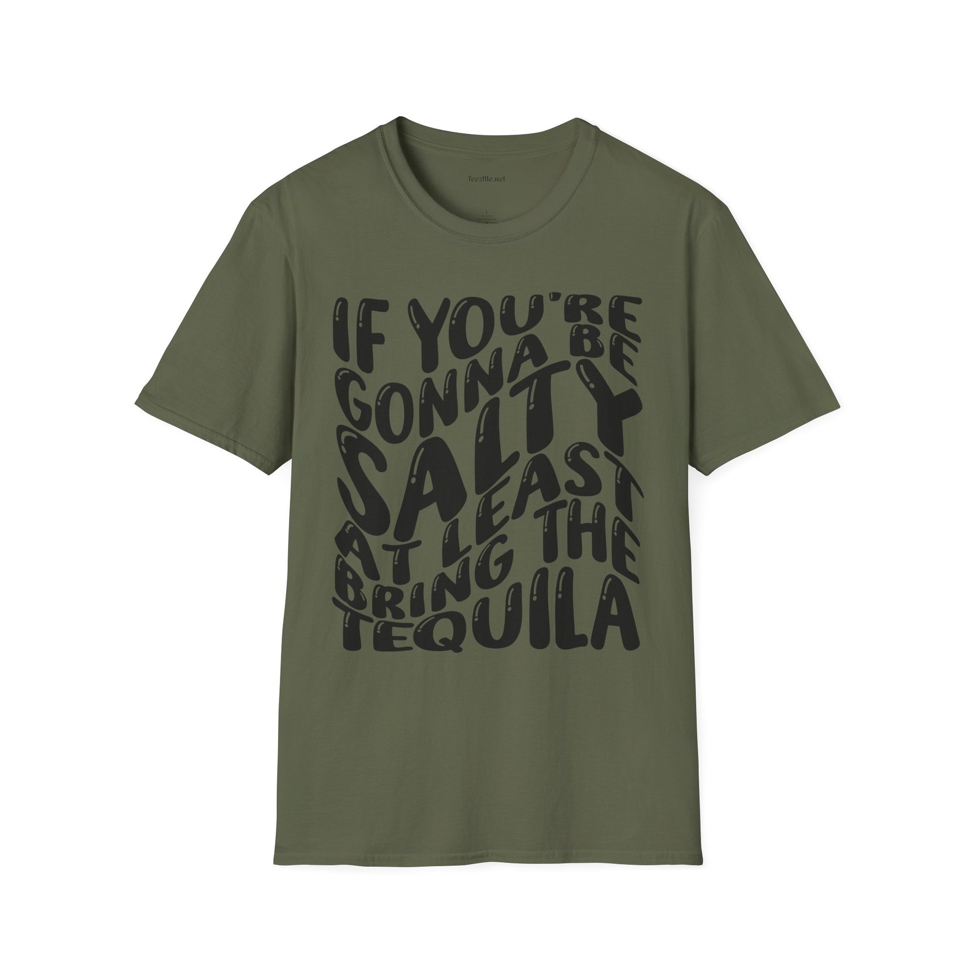 If You're Gonna Be Salty (black) Unisex Softstyle T-Shirt 100% Cotton