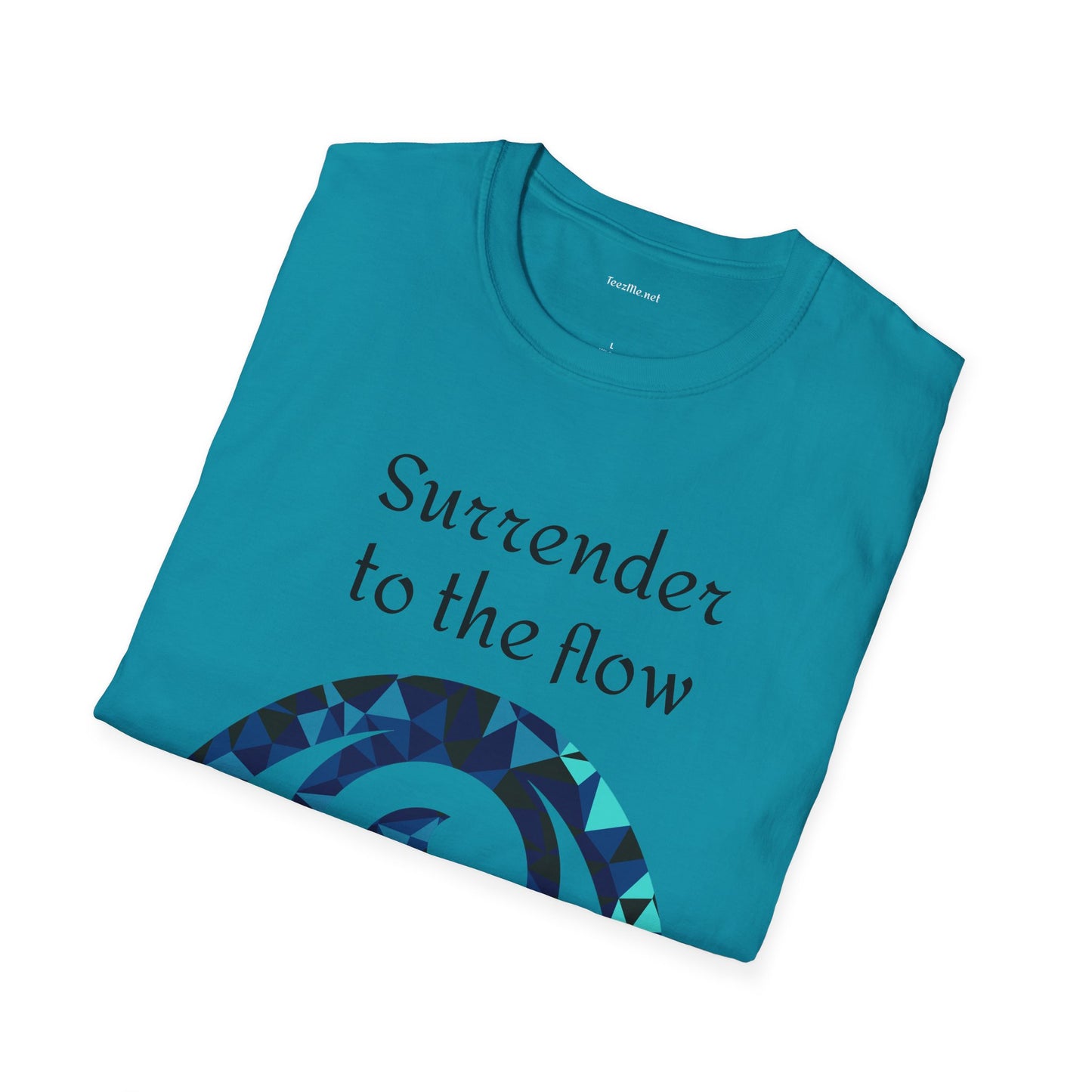 Surrender to the flow - Unisex Softstyle T-Shirt 100% Cotton Graphic