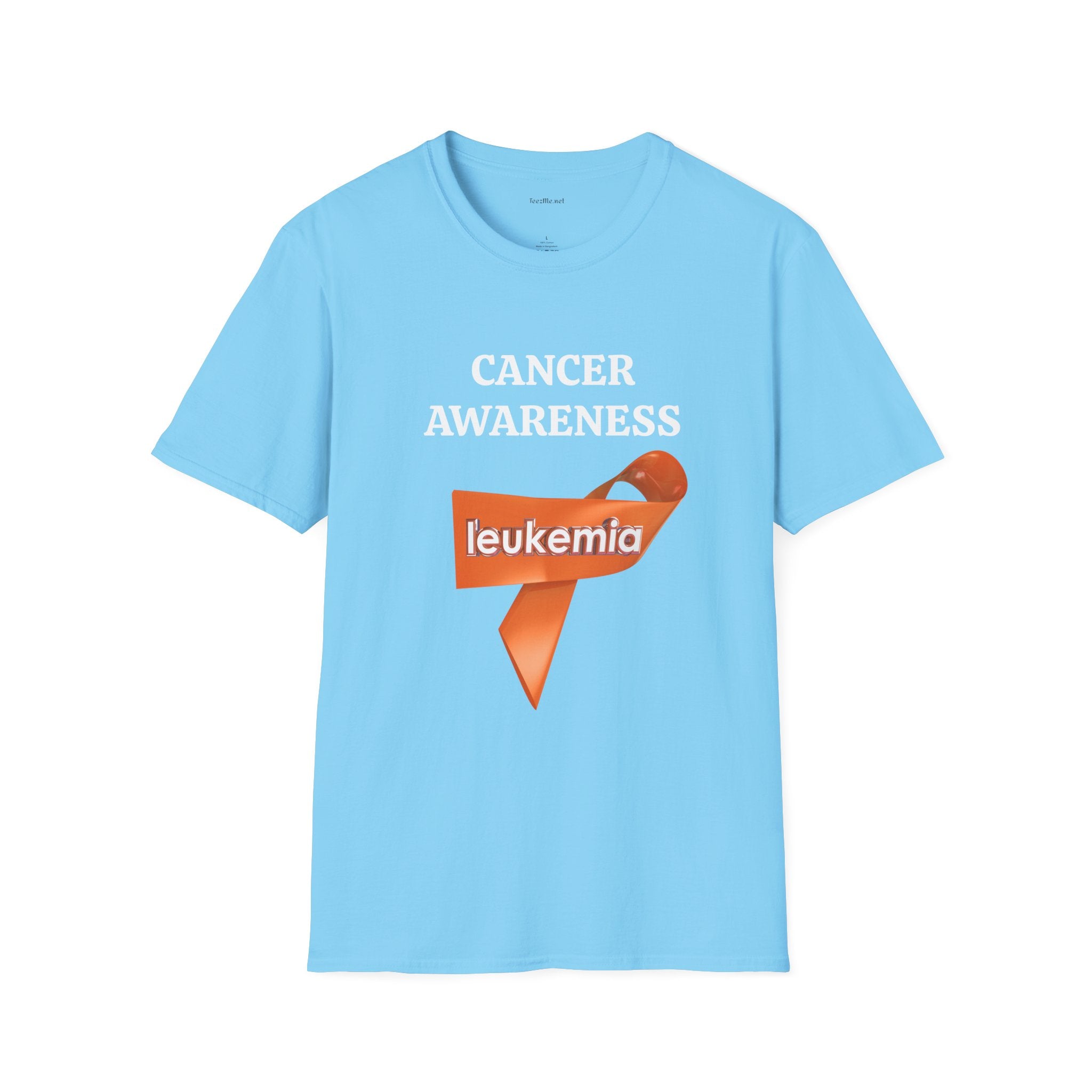 Leukemia Cancer Awareness - Unisex Softstyle T-Shirt 100% Cotton Graphic