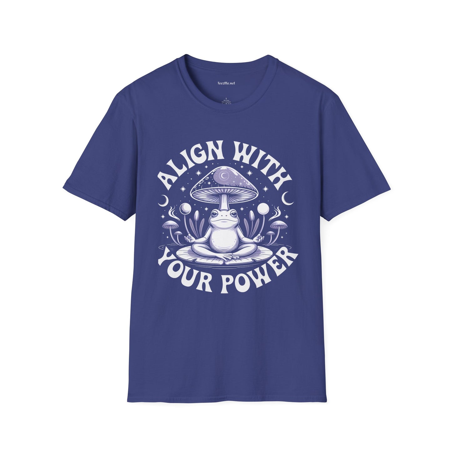 Align With Your Power Frog 01 Unisex Softstyle T-Shirt 100% Cotton