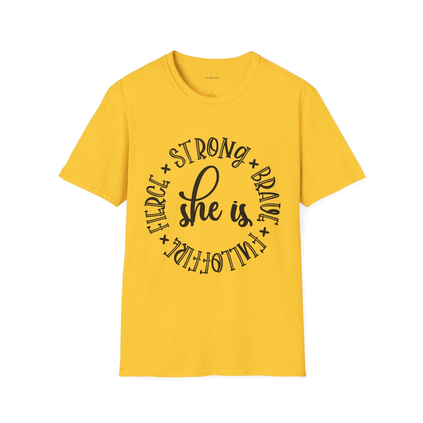 She is Strong - Unisex Softstyle T-Shirt 100% Cotton Graphic