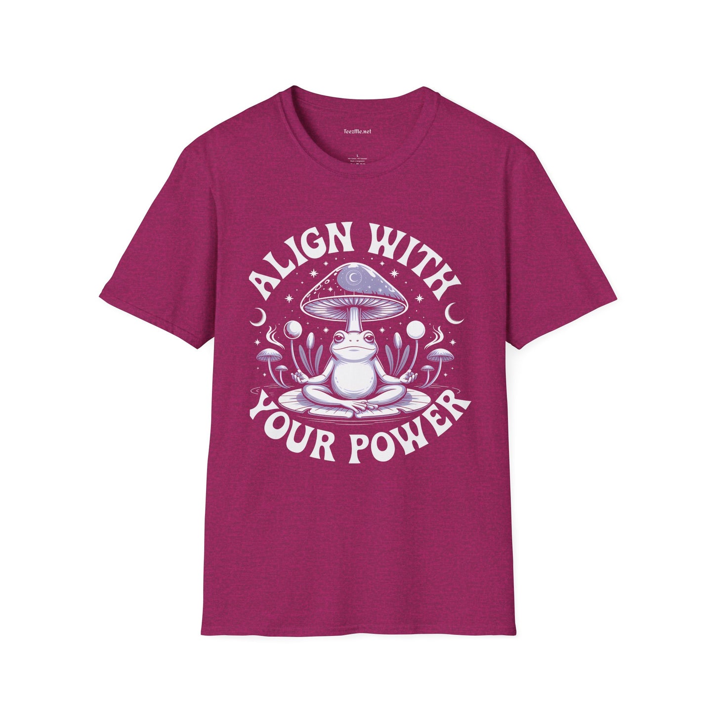 Align With Your Power Frog 01 Unisex Softstyle T-Shirt 100% Cotton
