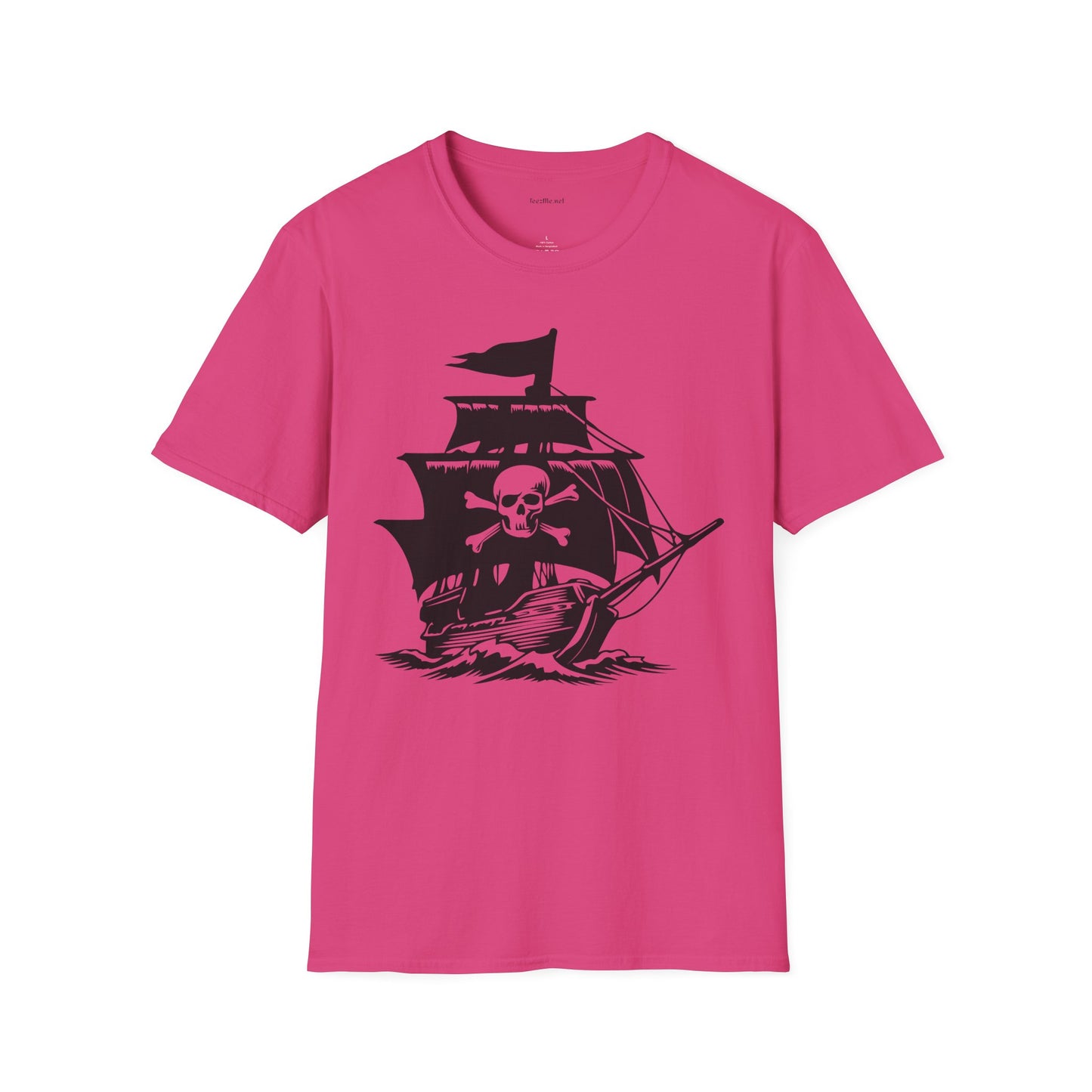 Pirate Ship  - Unisex Softstyle T-Shirt 100% Cotton Graphic