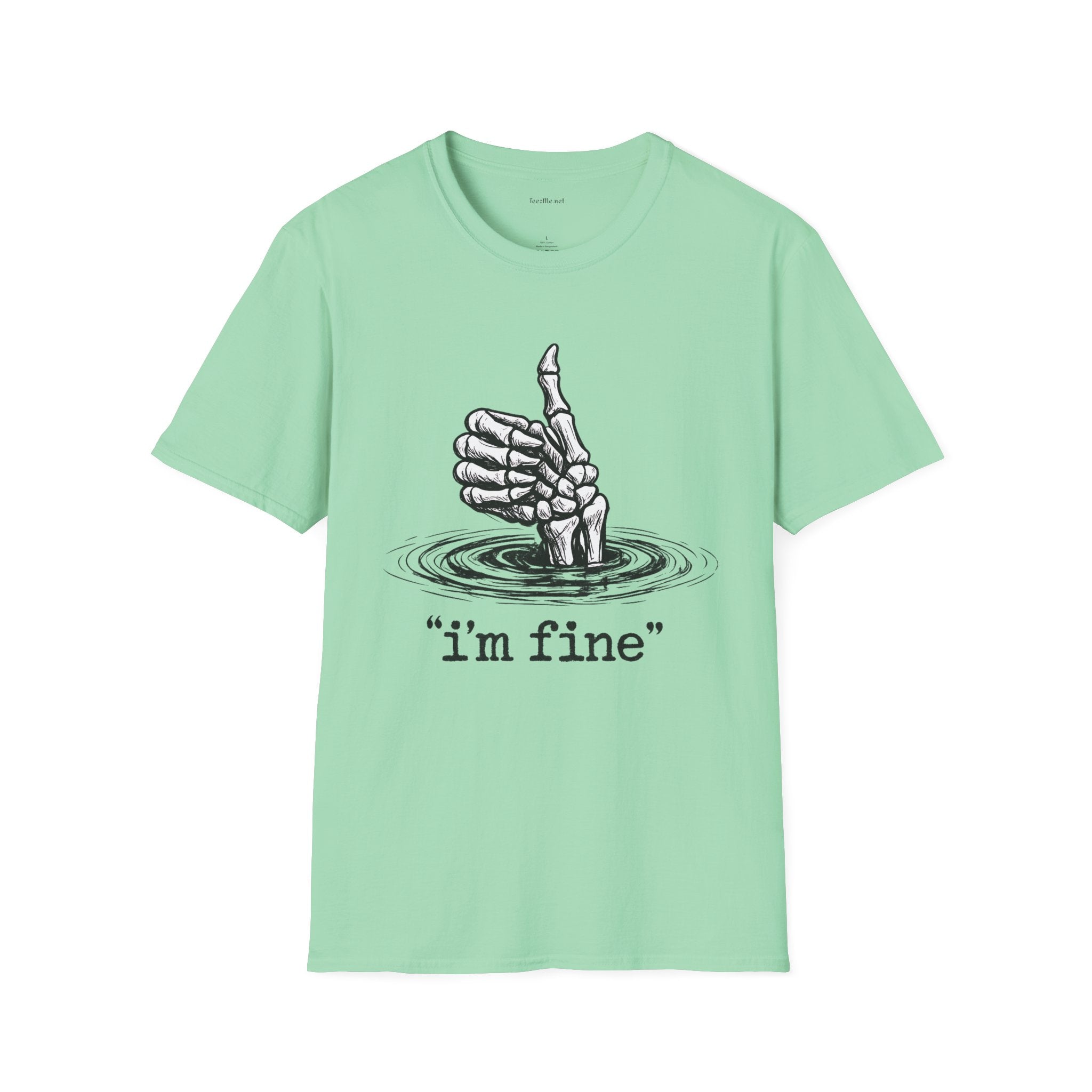 I'm Fine Skeleton Thumbs Up T-Shirt
