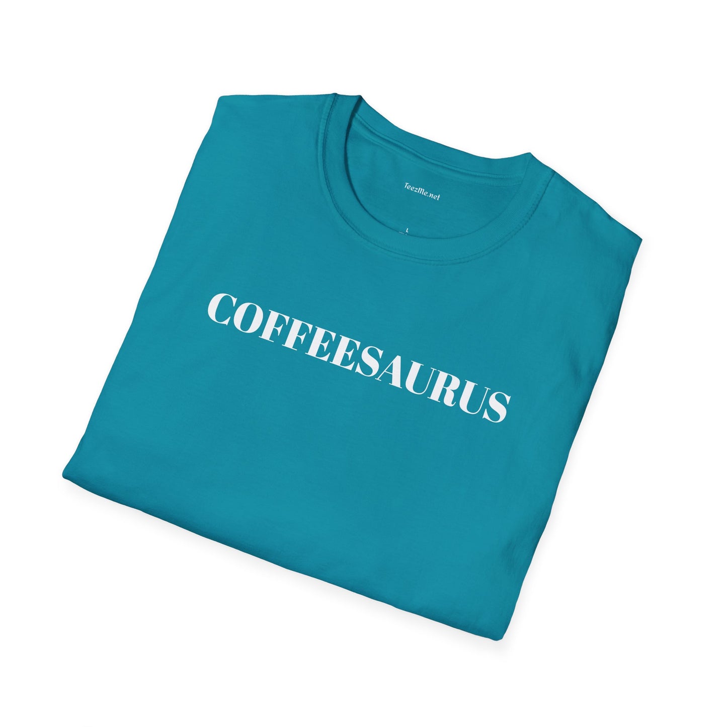 COFFEESAURUS - Unisex Softstyle T-Shirt 100% Cotton Graphic
