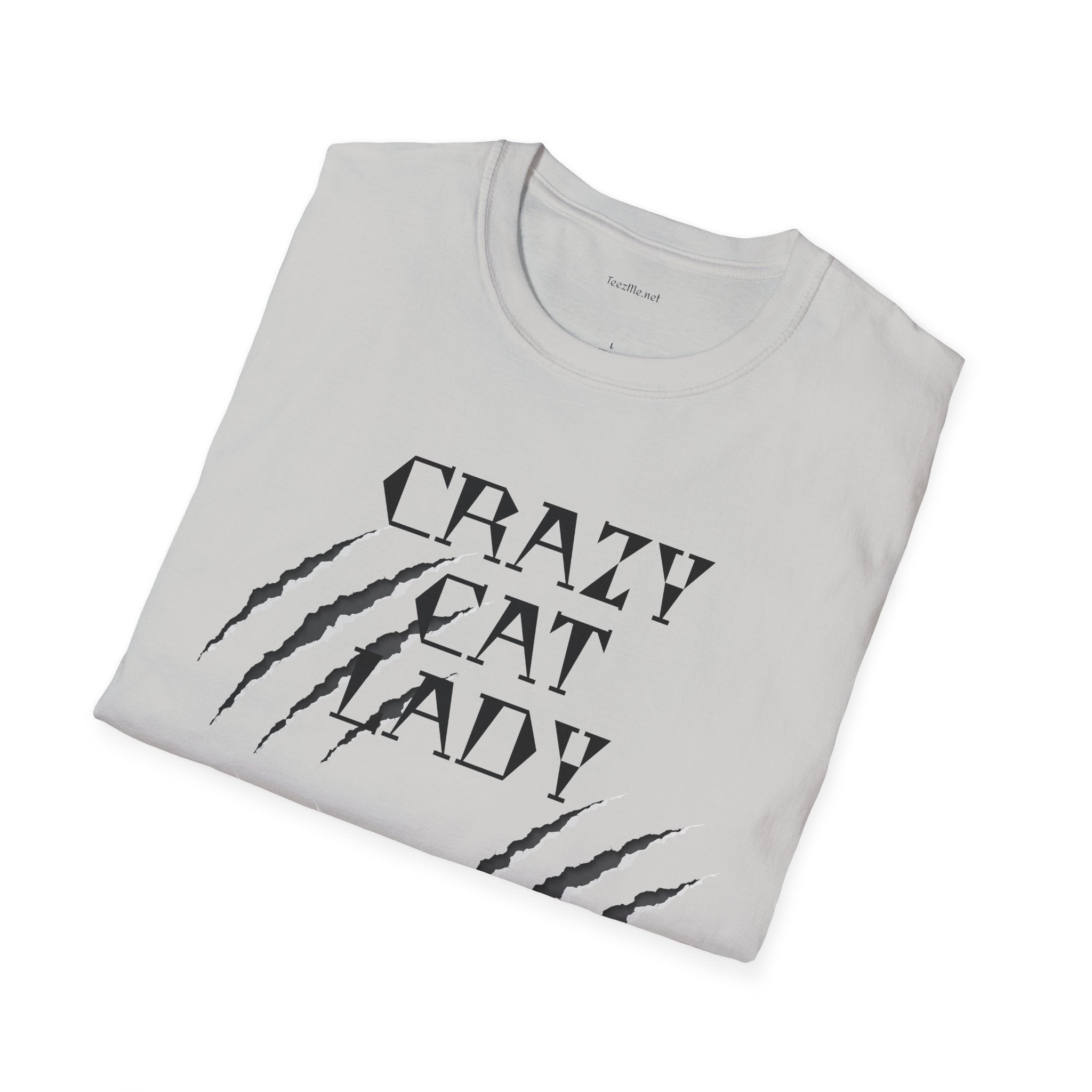 Crazy Cat Lady - Unisex Softstyle T-Shirt 100% Cotton Graphic