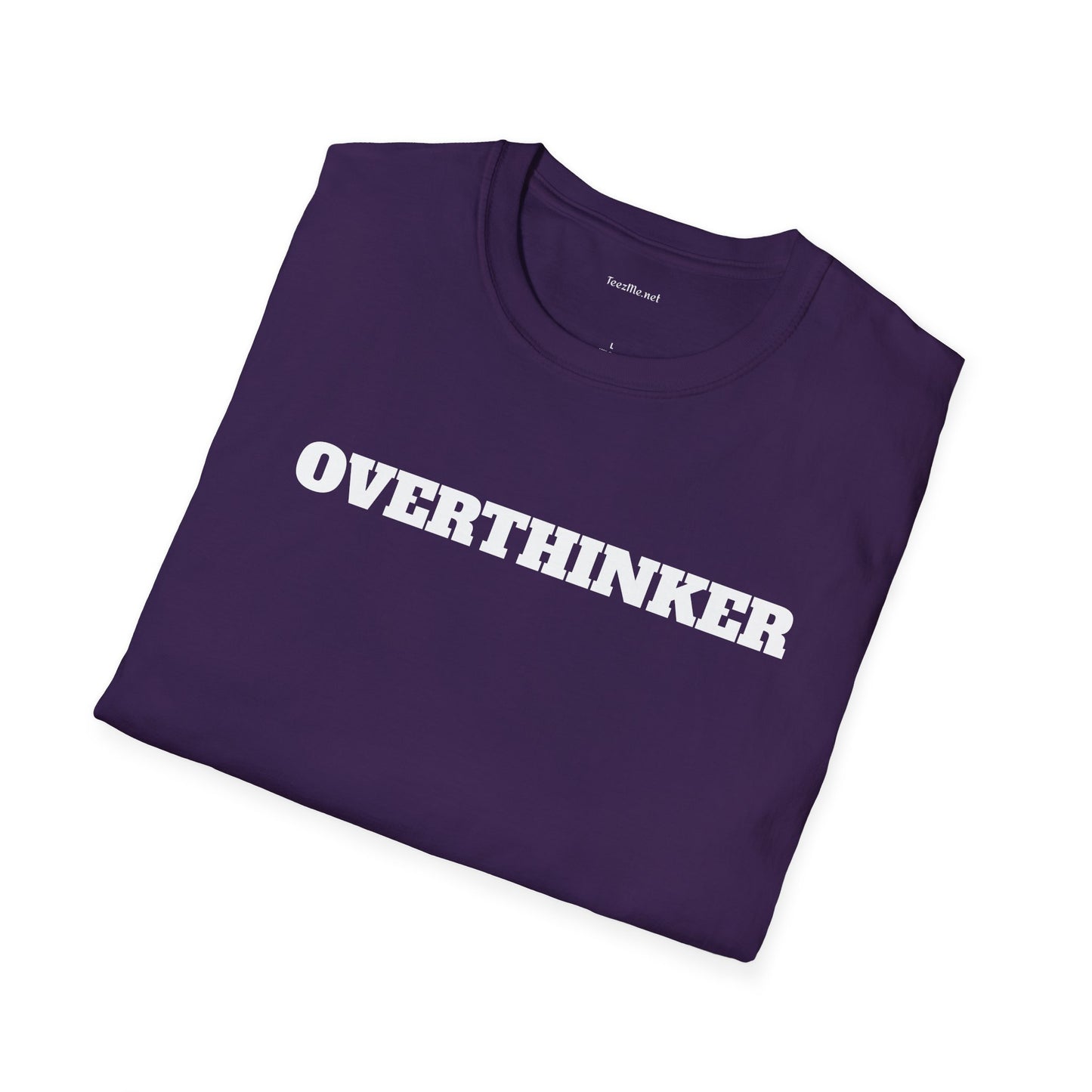 OVERTHINKER - Unisex Softstyle T-Shirt 100% Cotton Graphic