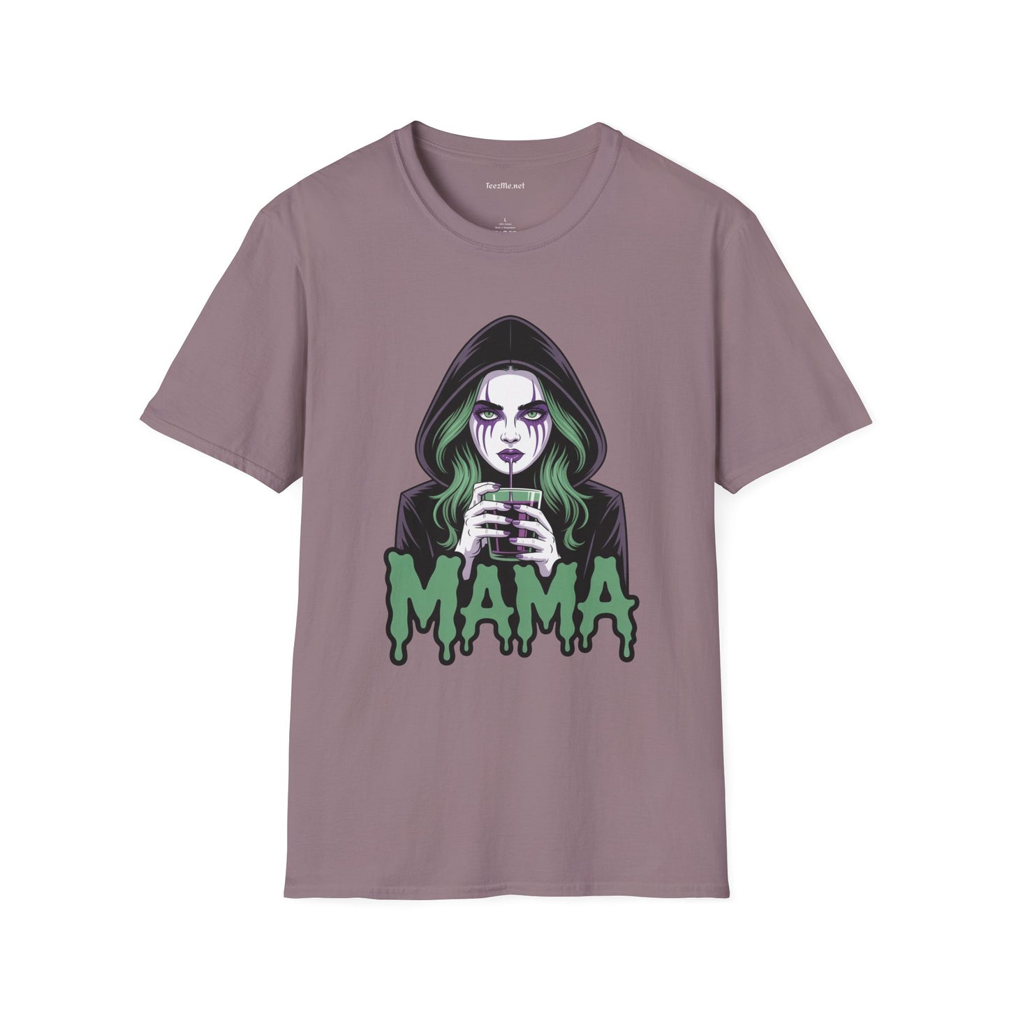 Cute Horror Mama Unisex Soft Style T-Shirt 100% Cotton Graphic
