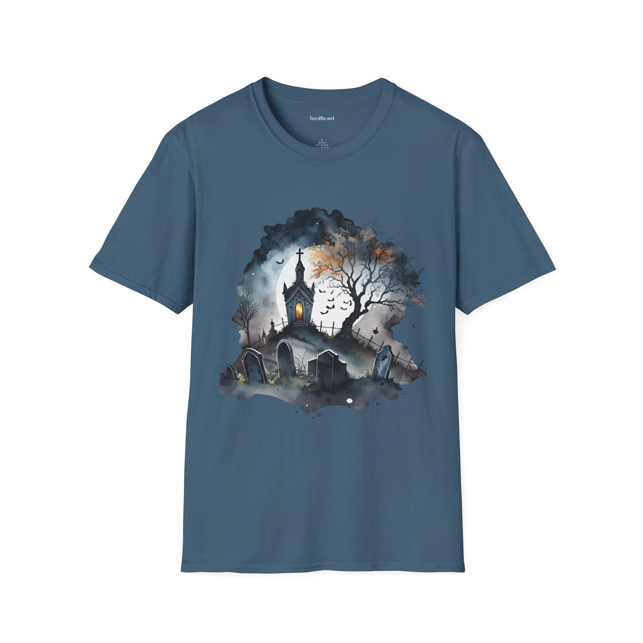 The Graveyard Unisex Softstyle T-Shirt 100% Cotton Graphic