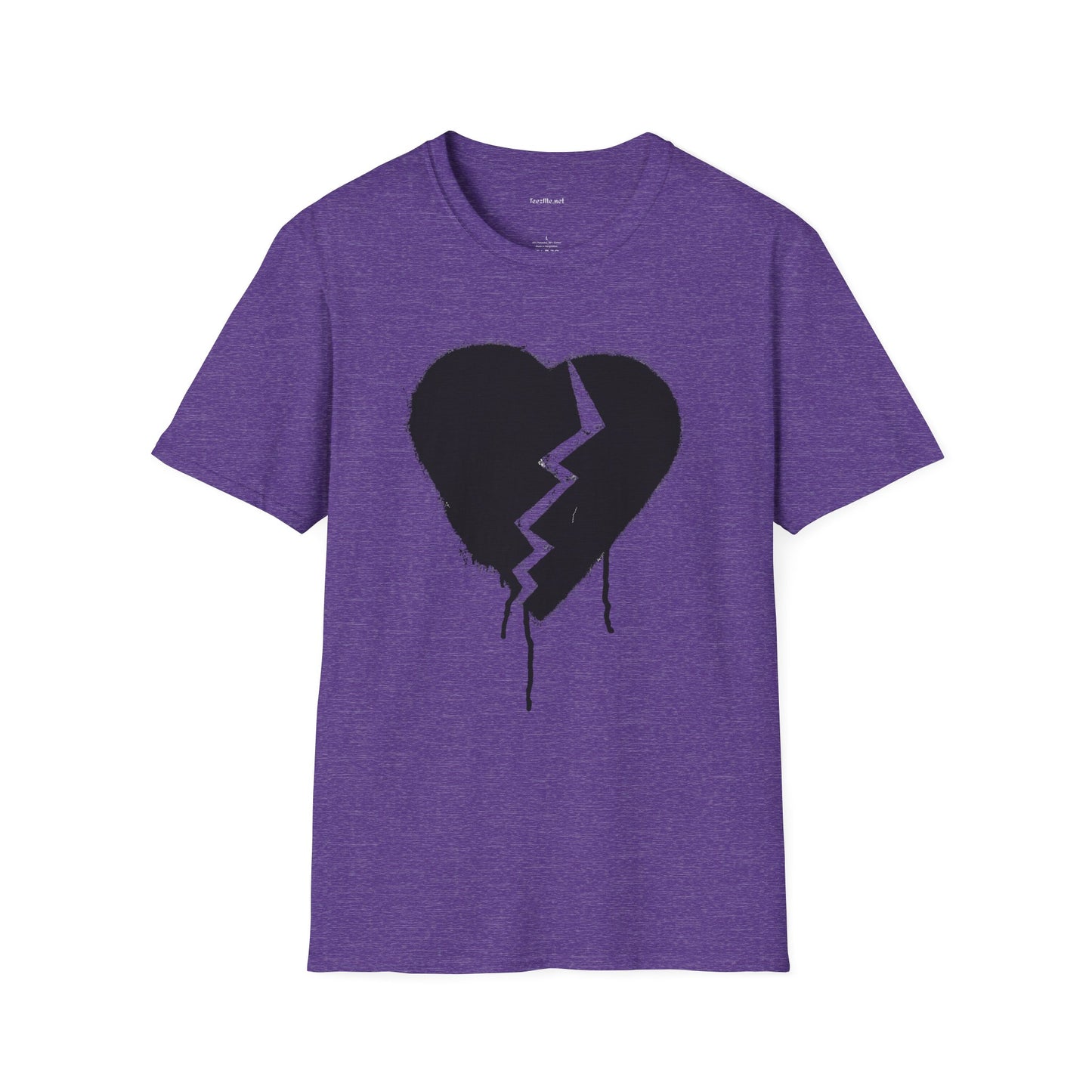 Broken Heart  - Unisex Softstyle T-Shirt 100% Cotton Graphic