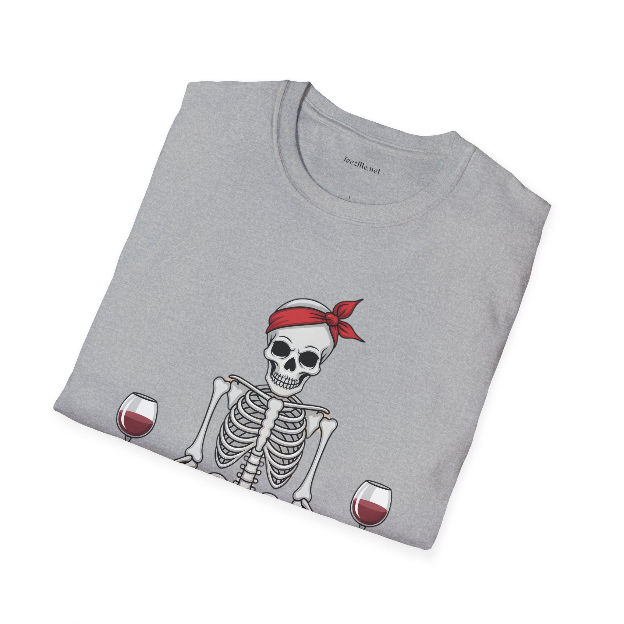 Namaste Skeleton - Unisex Softstyle T-Shirt 100% Cotton Graphic