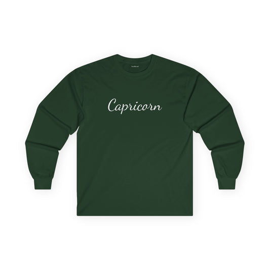 Capricorn - Unisex Ultra Cotton Long Sleeve Tee #zodiac #tarot