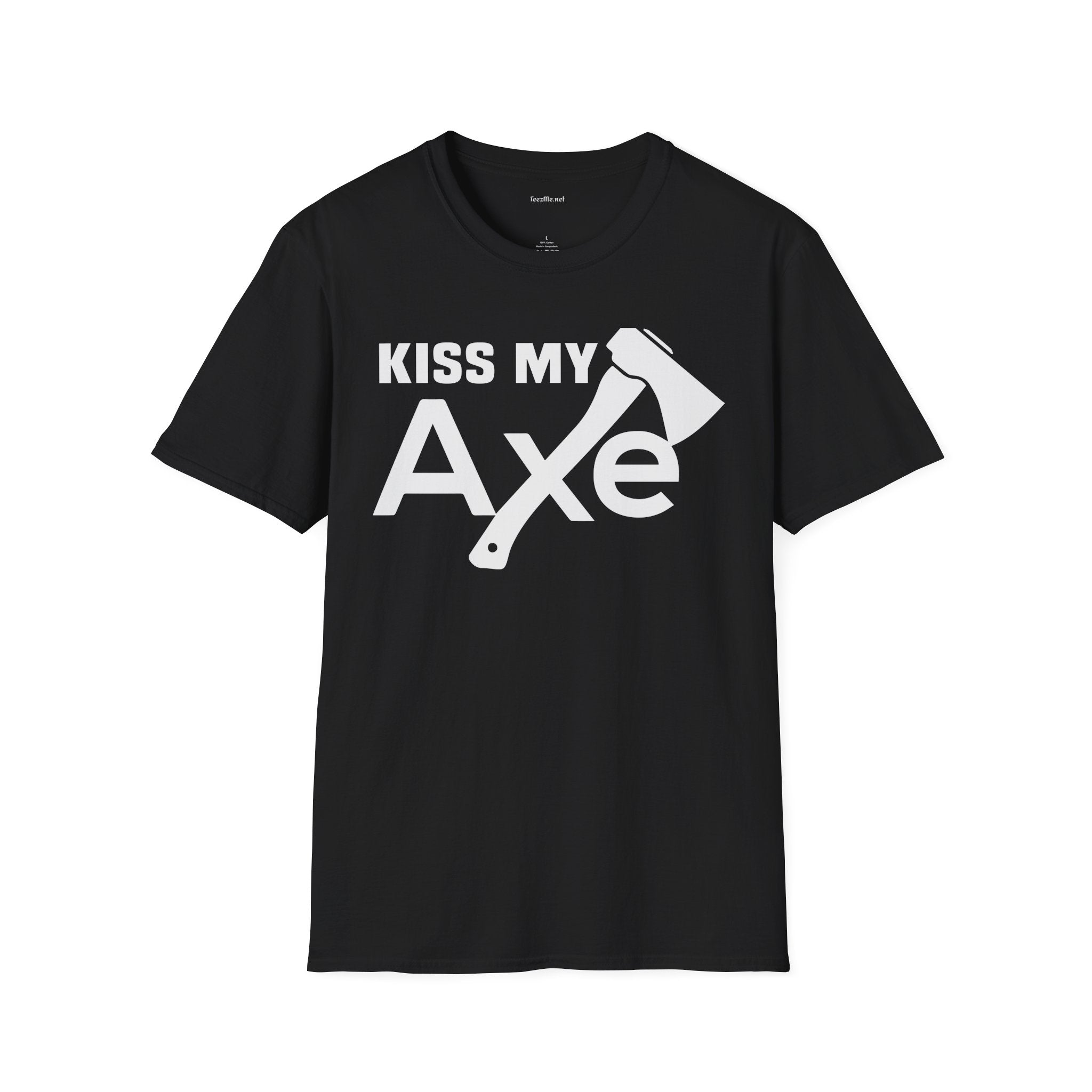Kiss My Axe - Unisex Softstyle T-Shirt 100% Cotton Graphic