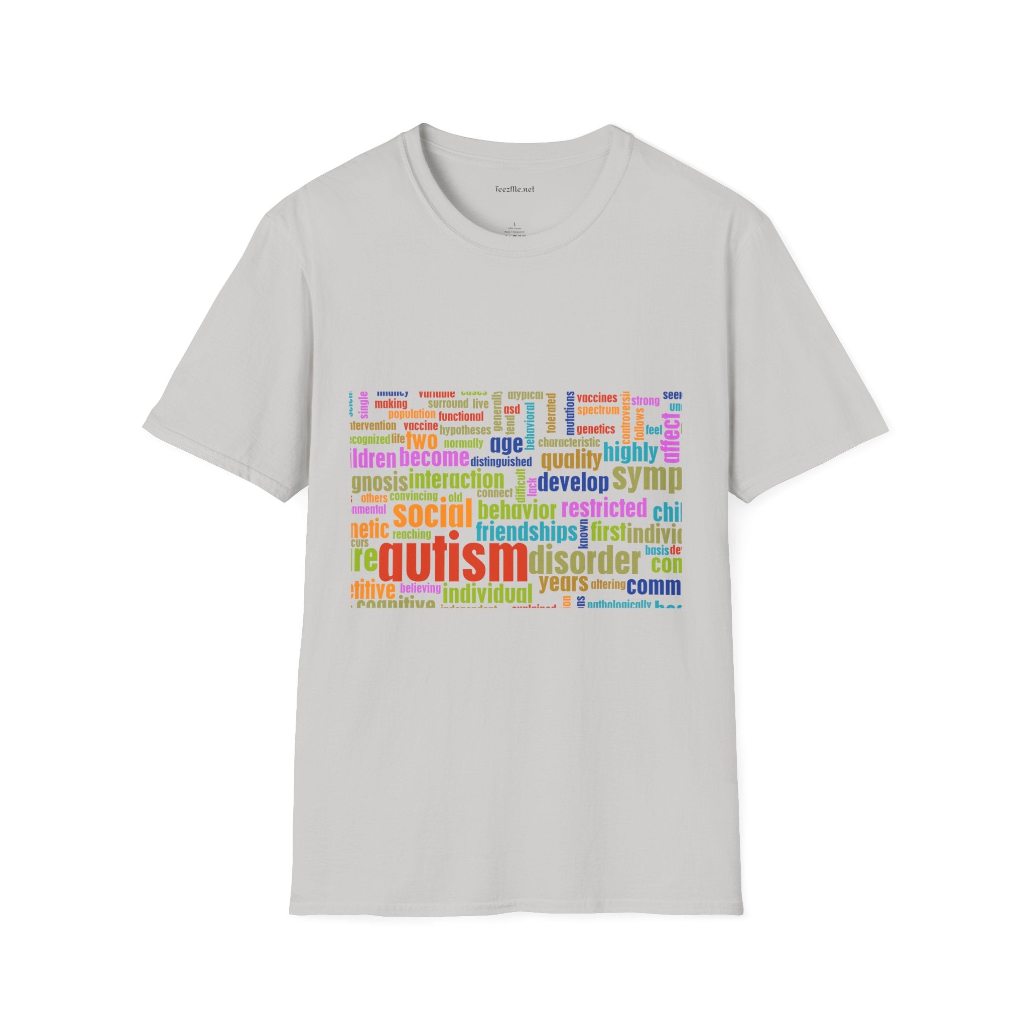 AUTISM speaks- Unisex Softstyle T-Shirt 100% Cotton Graphic