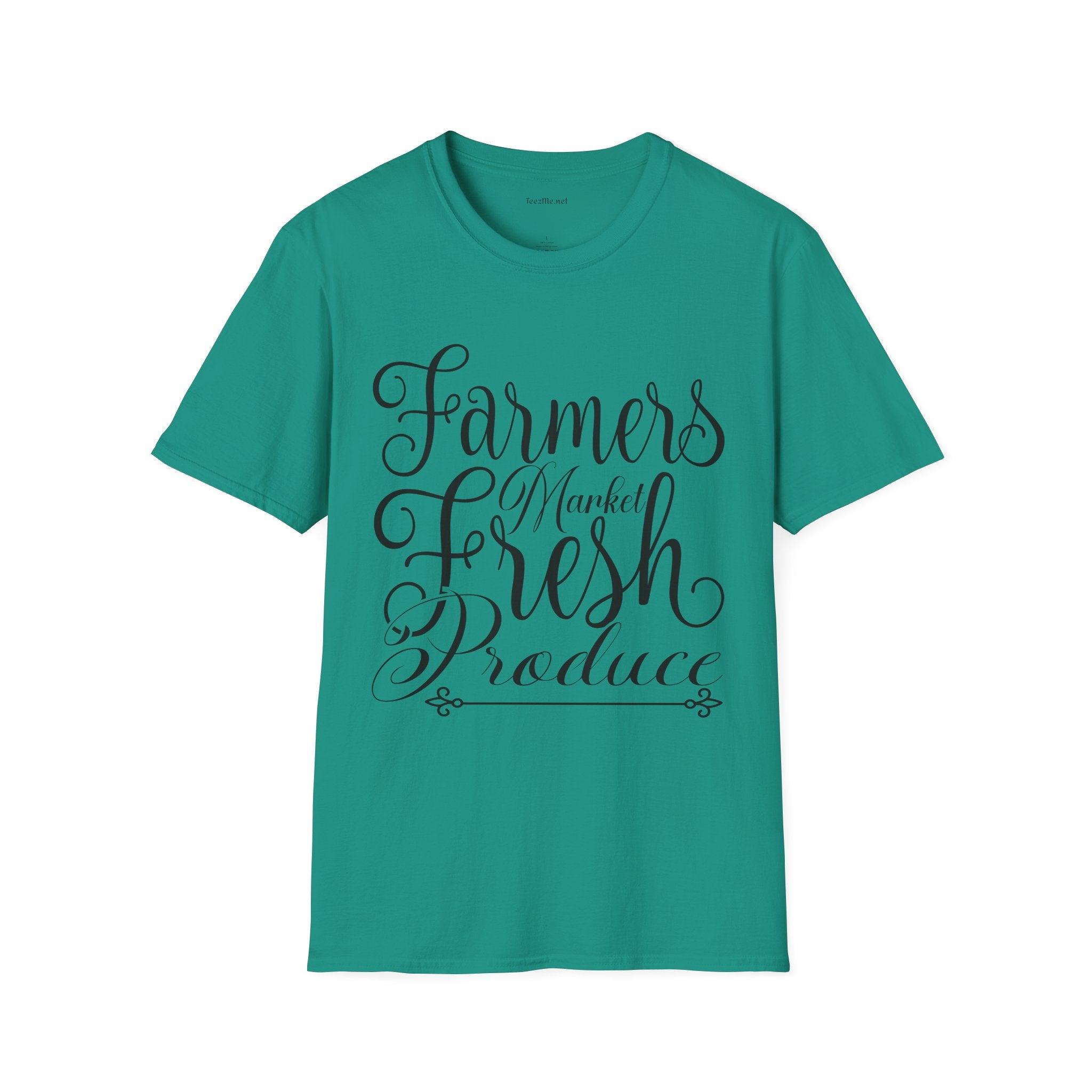 Farmers Market Fresh Produce Unisex Soft Style T-Shirt 100% Cotton Graphic