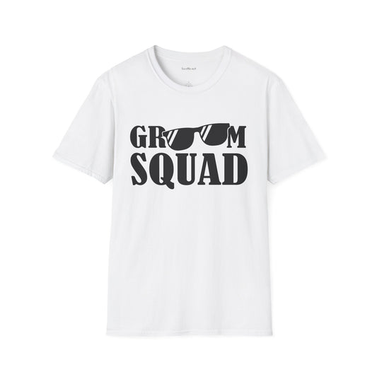 Groom Squad Unisex Softstyle T-Shirt 100% Cotton Graphic Bridal Party