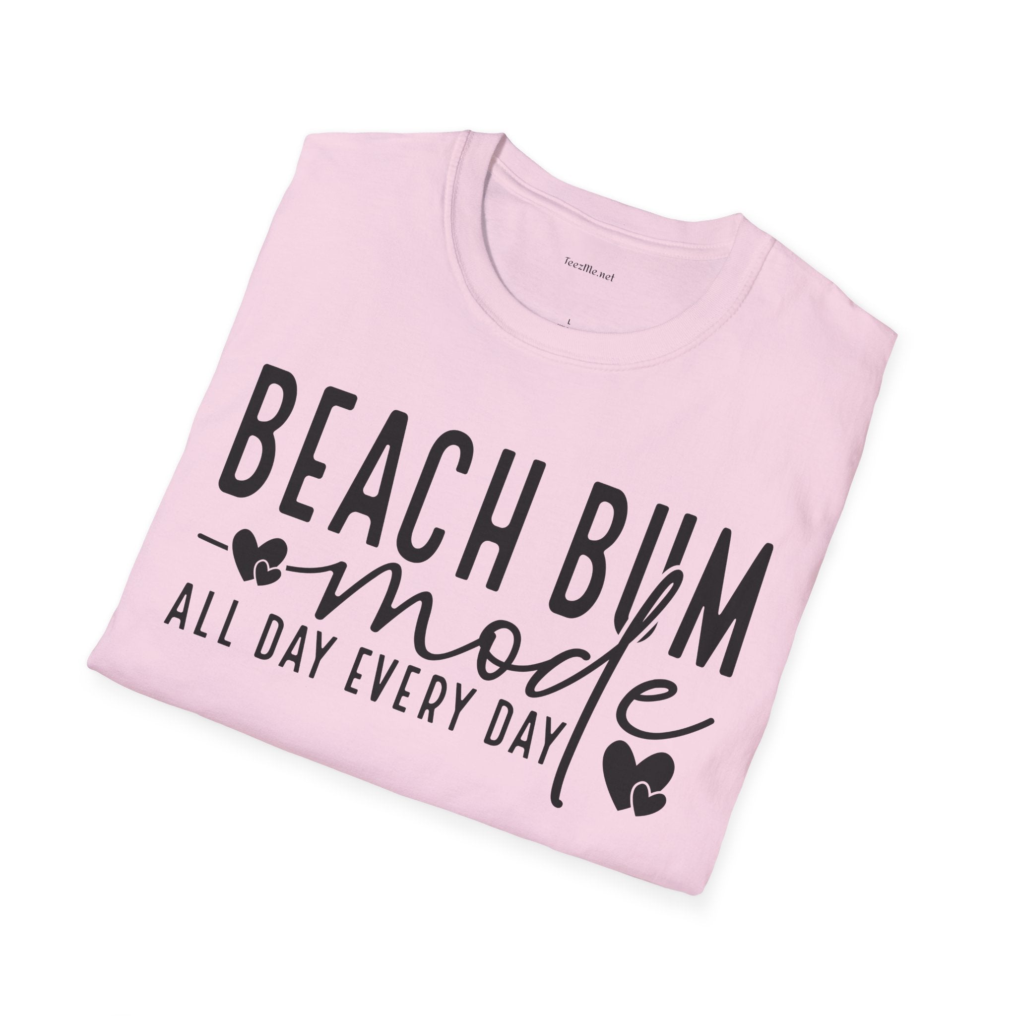 Beach Bum - Unisex Softstyle T-Shirt 100% Cotton Graphic