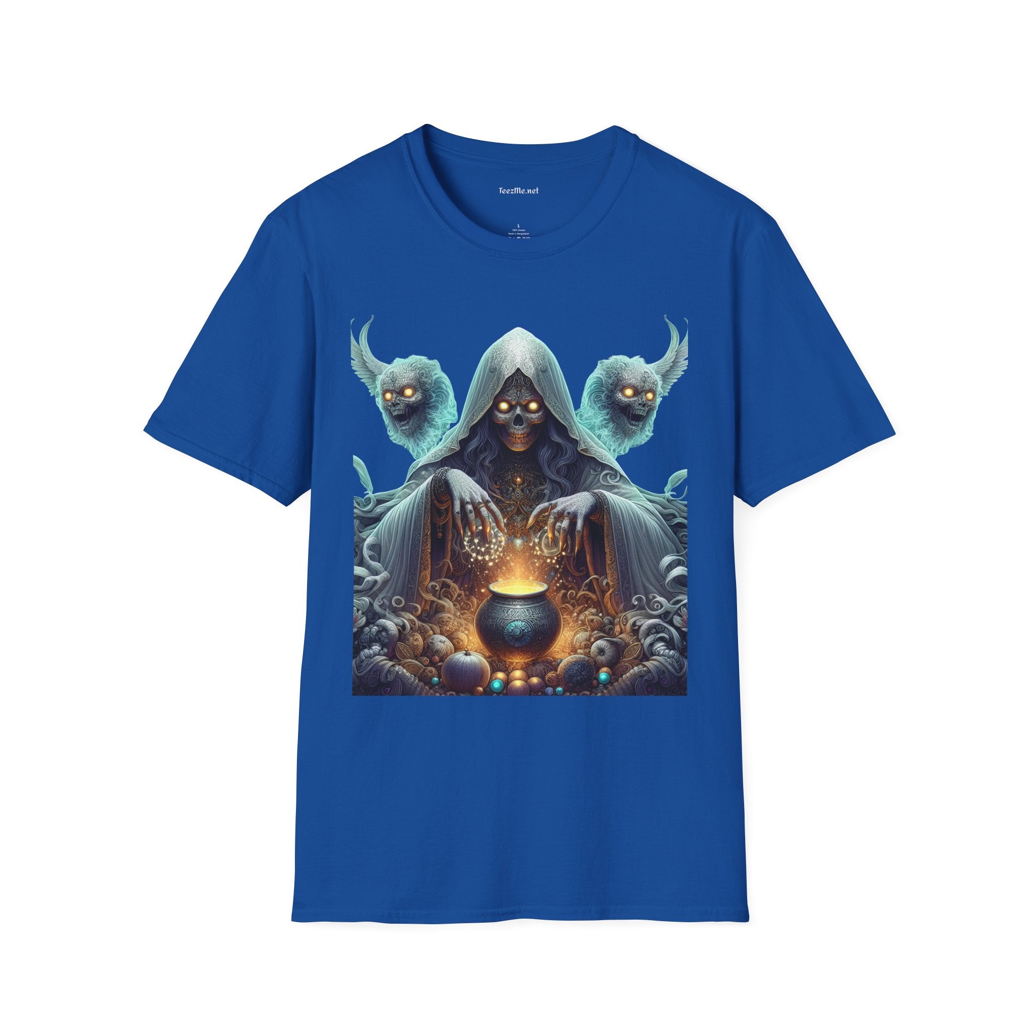 Anime Witch (4) Unisex Softstyle T-Shirt 100% Cotton Graphic