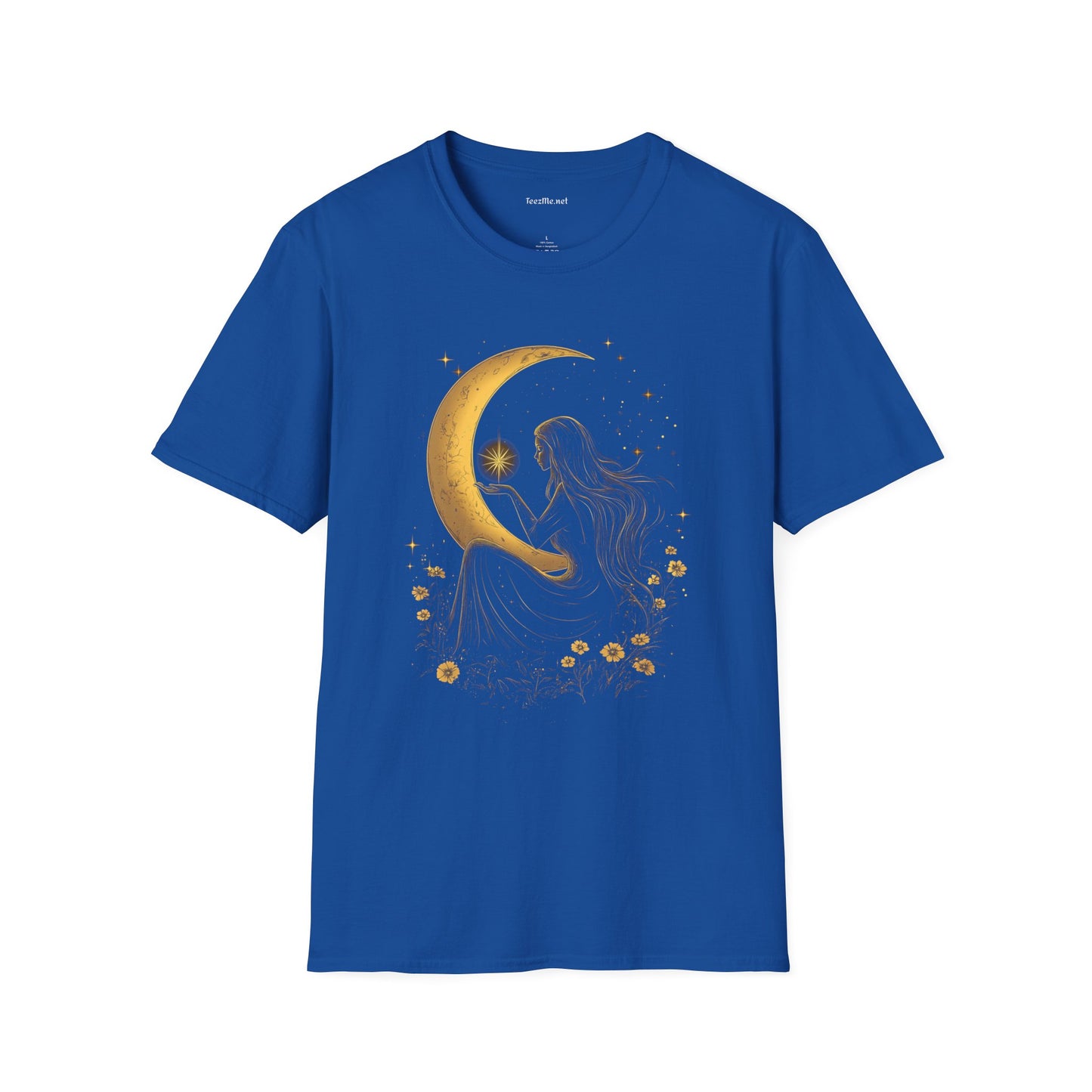 Moon Goddess - Unisex Softstyle T-Shirt 100% Cotton Graphic