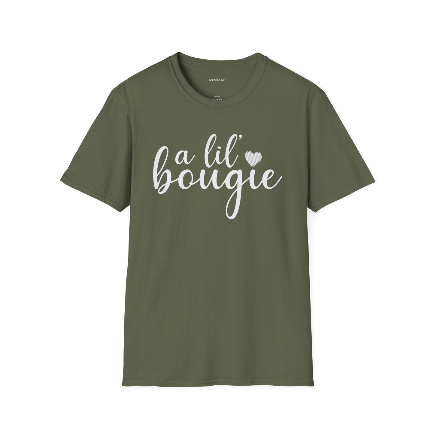 A lil bougie Unisex Softstyle T-Shirt 100% Cotton Graphic