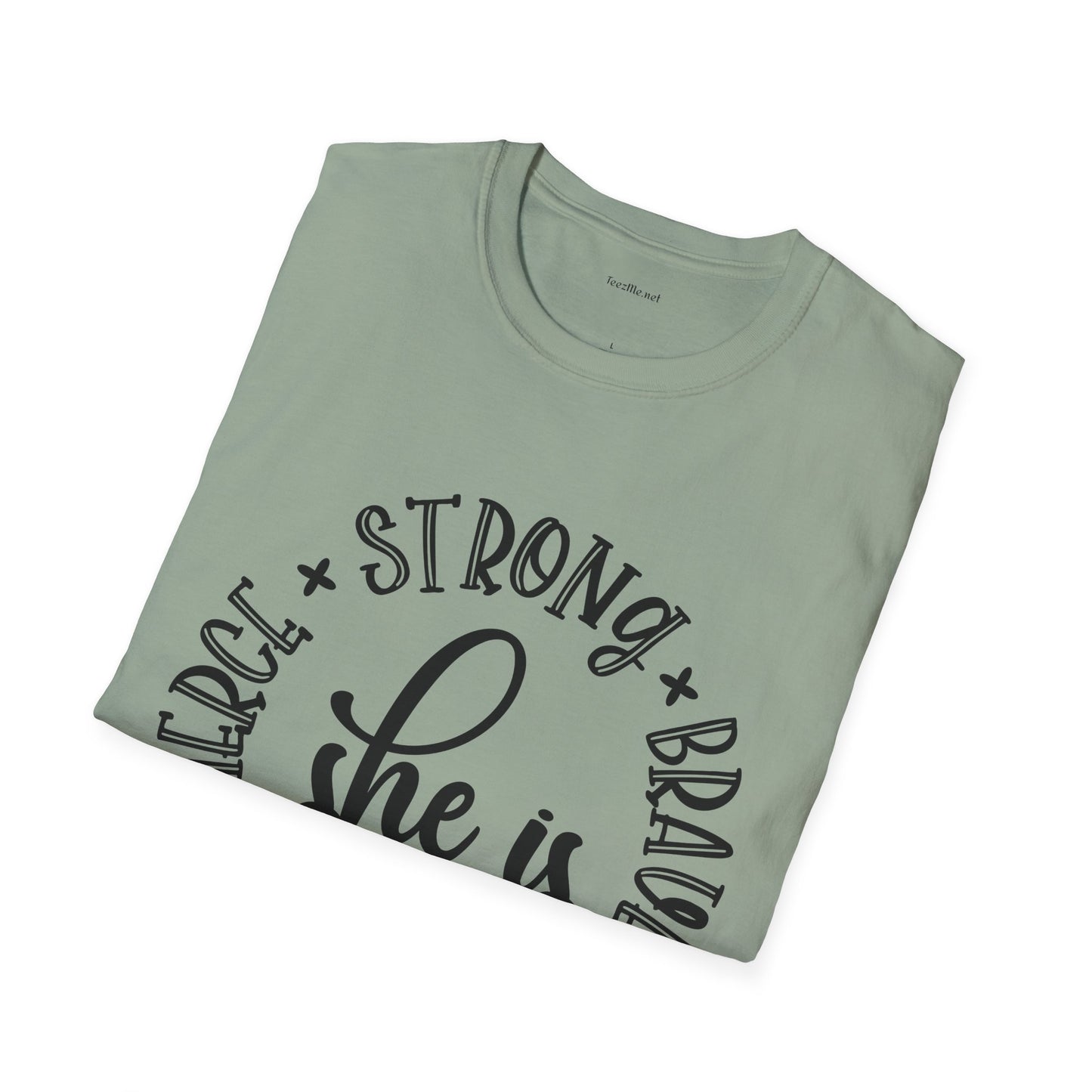 She is Strong - Unisex Softstyle T-Shirt 100% Cotton Graphic