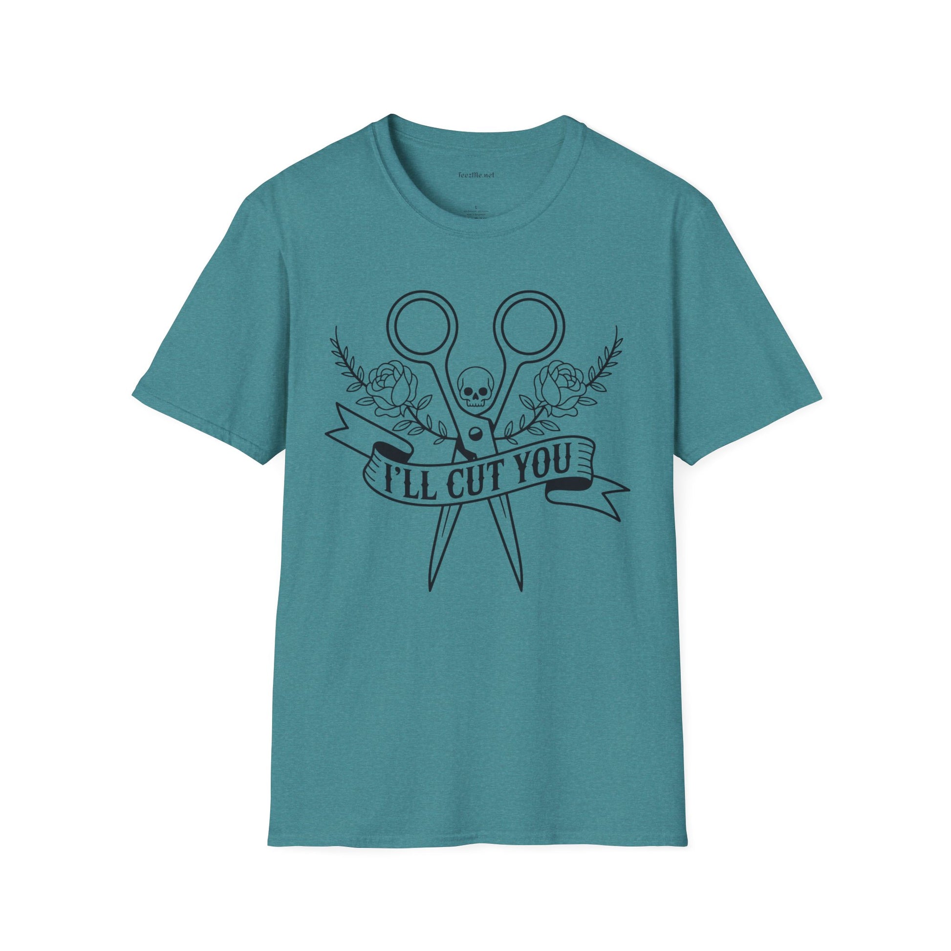 I'll Cut You Hairstylist Love Unisex Softstyle T-Shirt 100% Cotton Graphic
