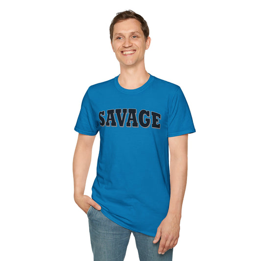 SAVAGE - Unisex Softstyle T-Shirt 100% Cotton Graphic