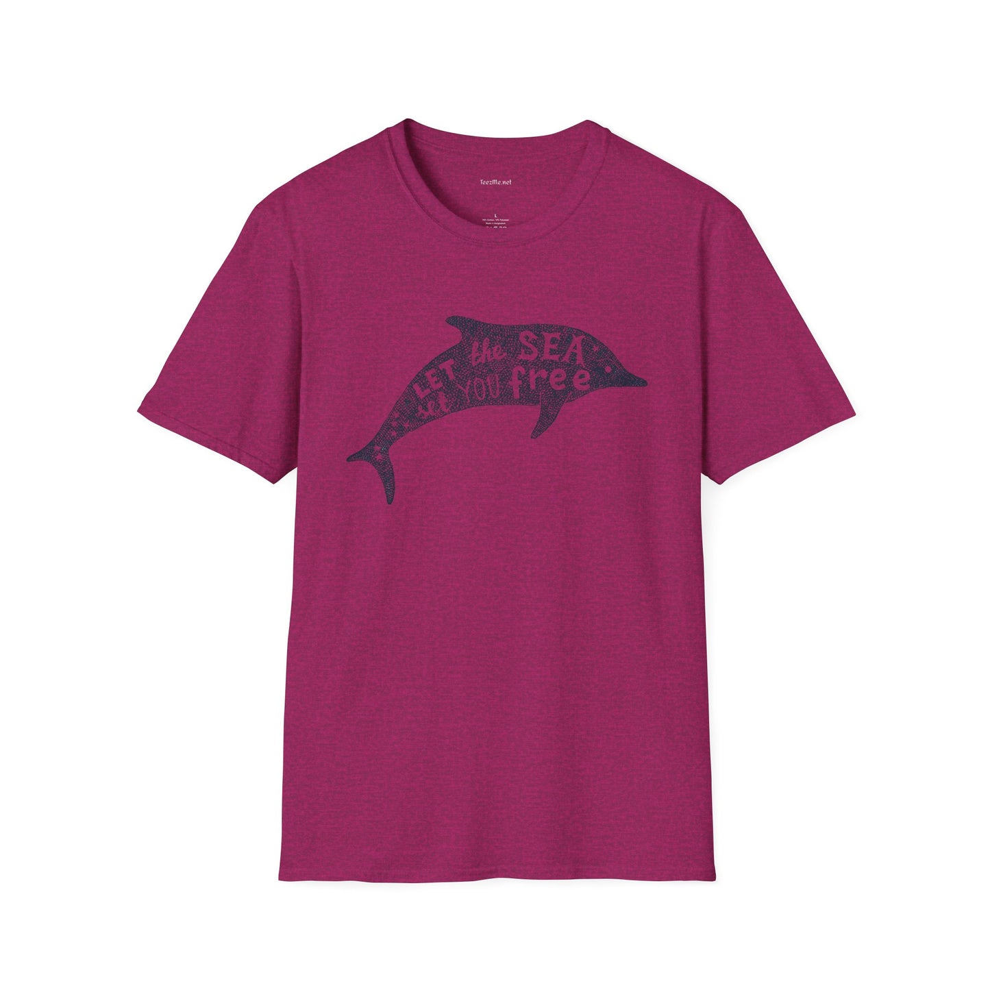Let the sea - Unisex Softstyle T-Shirt 100% Cotton Graphic