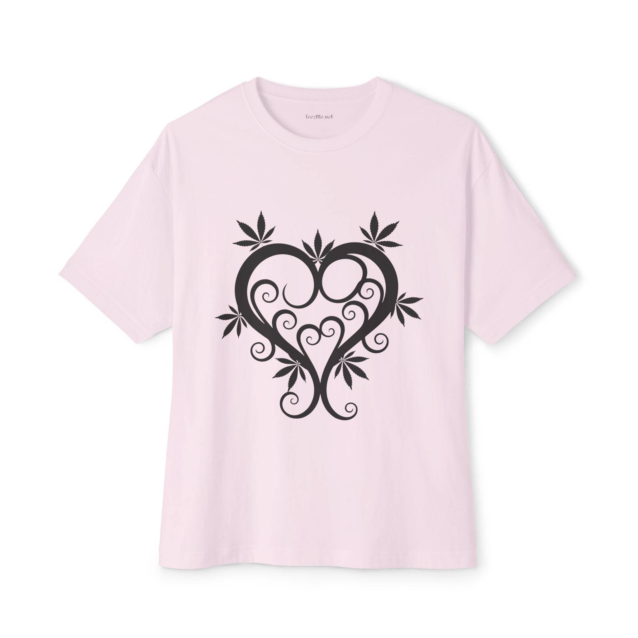 Weed Heart - Unisex Oversized Boxy Tee