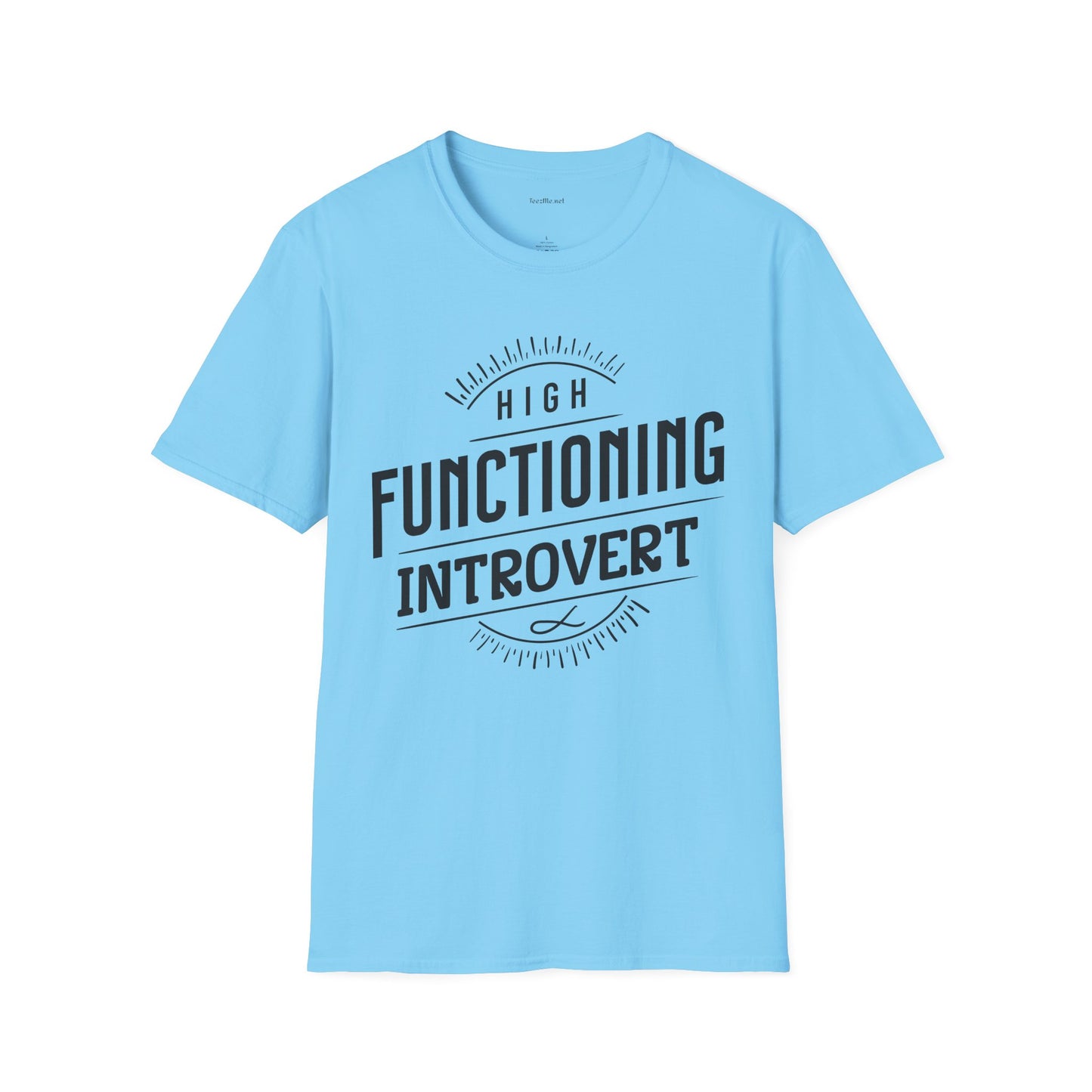 Functioning Introvert - Unisex Softstyle T-Shirt 100% Cotton Graphic
