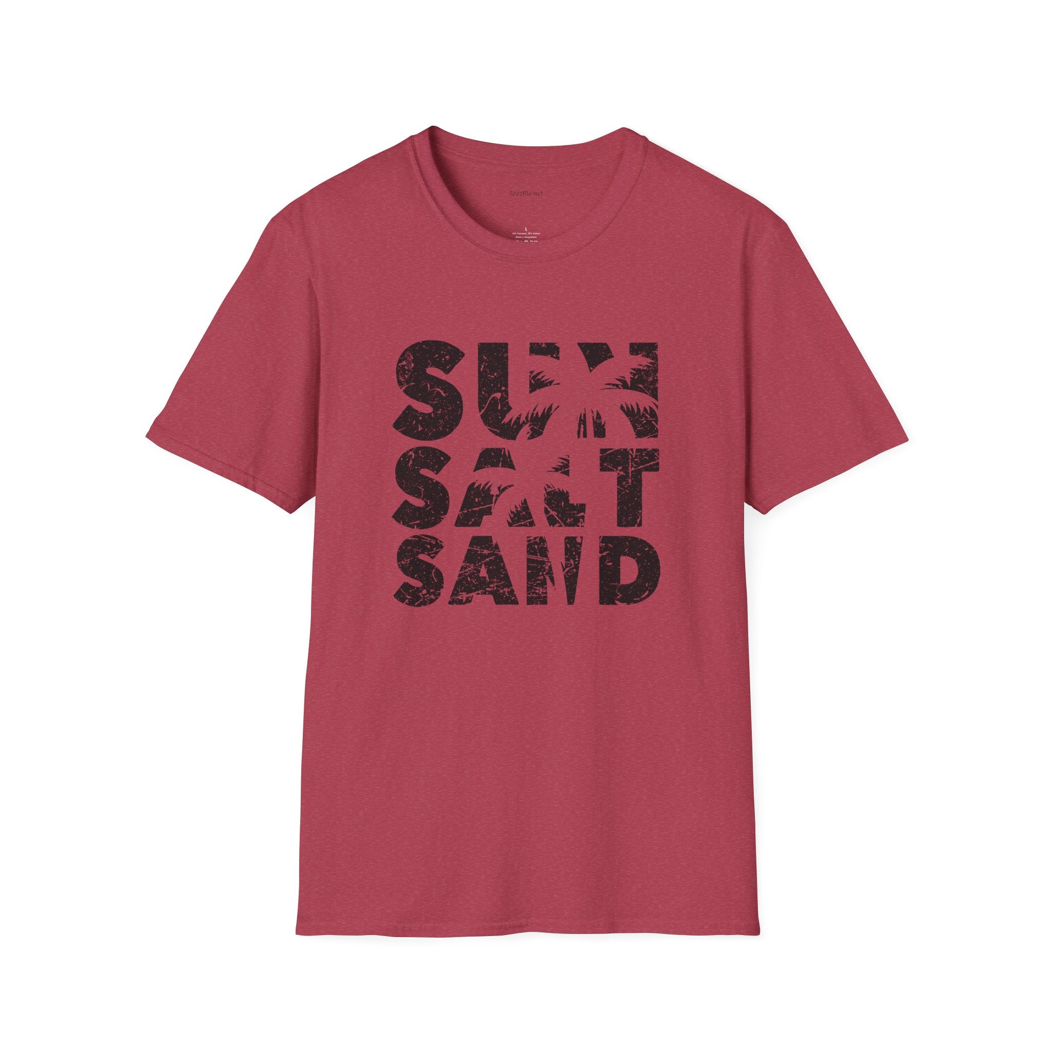 Sun Salt Sand - Unisex Softstyle T-Shirt 100% Cotton Graphic