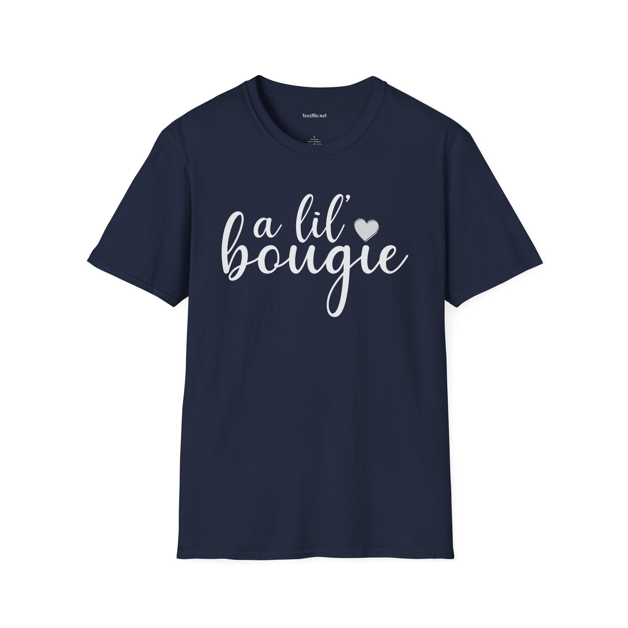A lil bougie Unisex Softstyle T-Shirt 100% Cotton Graphic