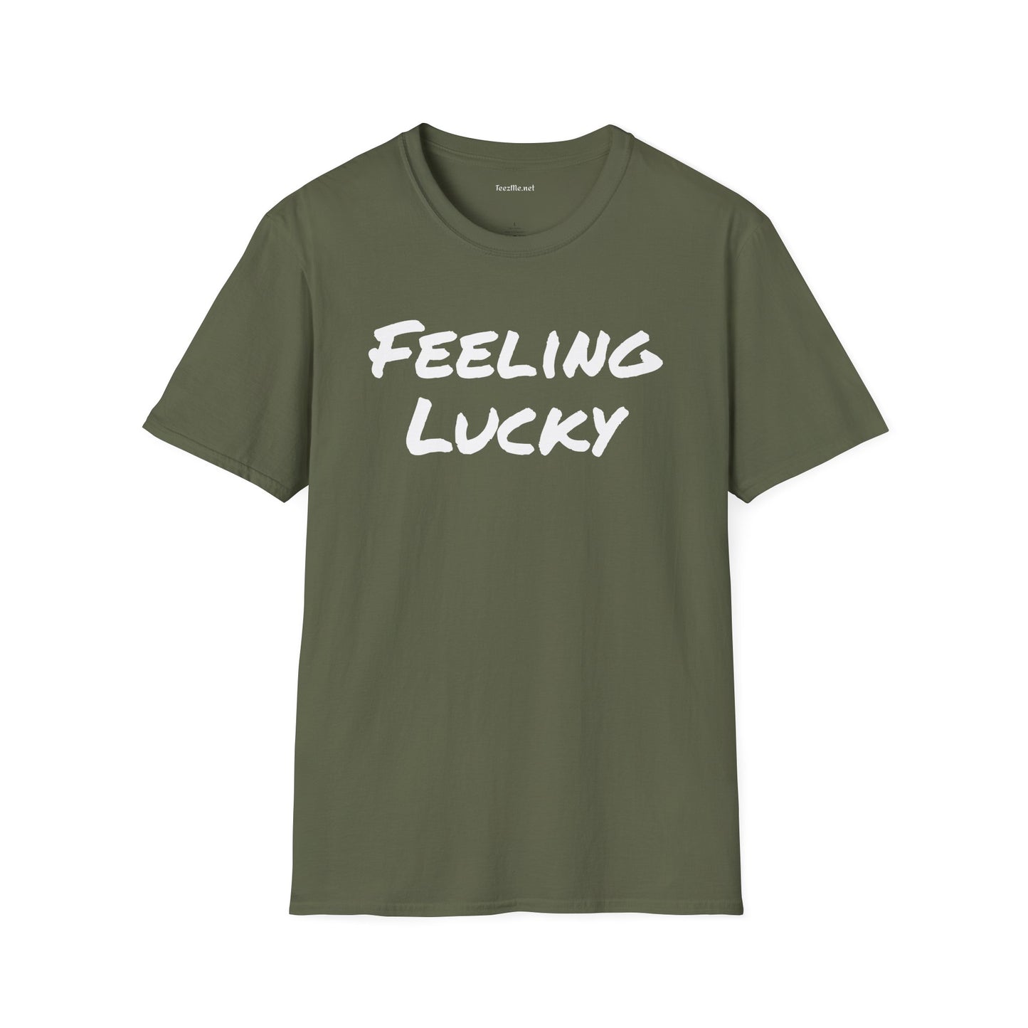 Feeling Lucky - Unisex Softstyle T-Shirt 100% Cotton Graphic