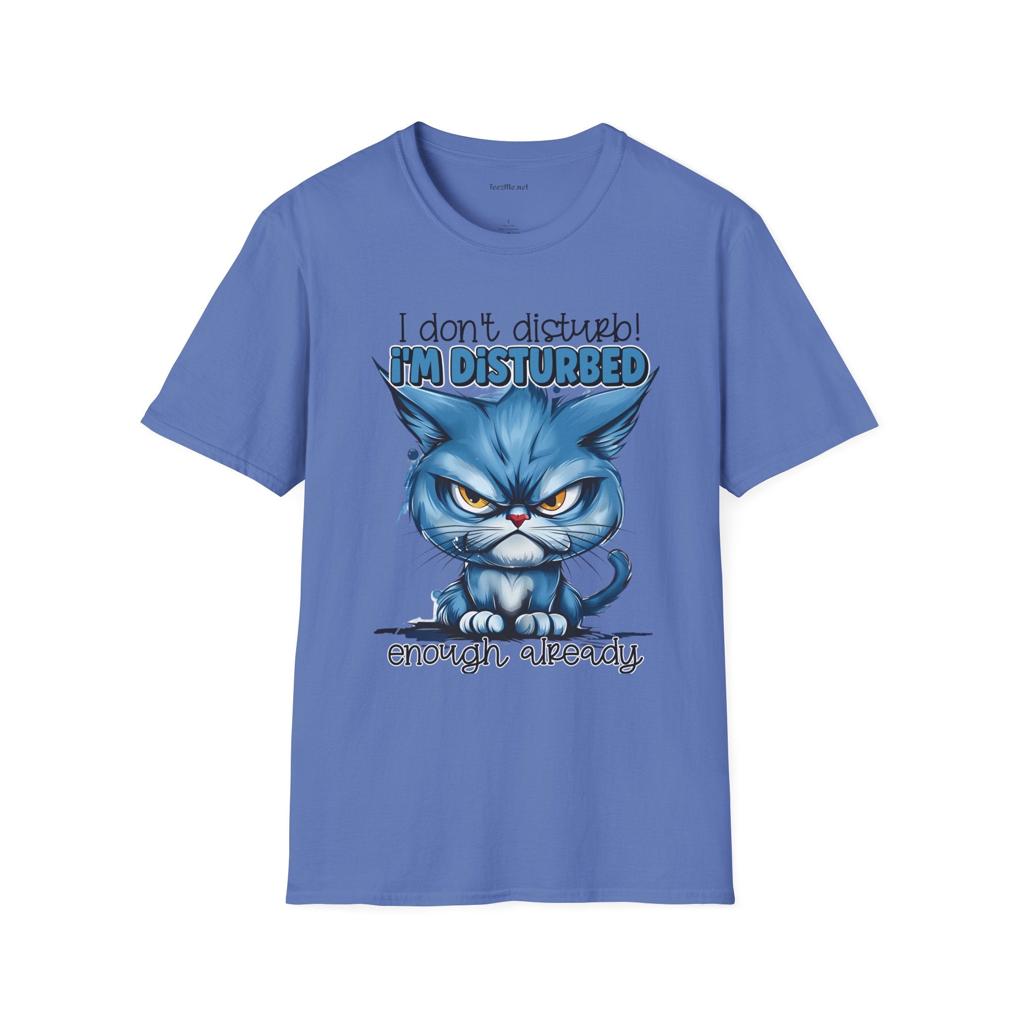 I don't Disturb Unisex Softstyle T-Shirt 100% Cotton Graphic