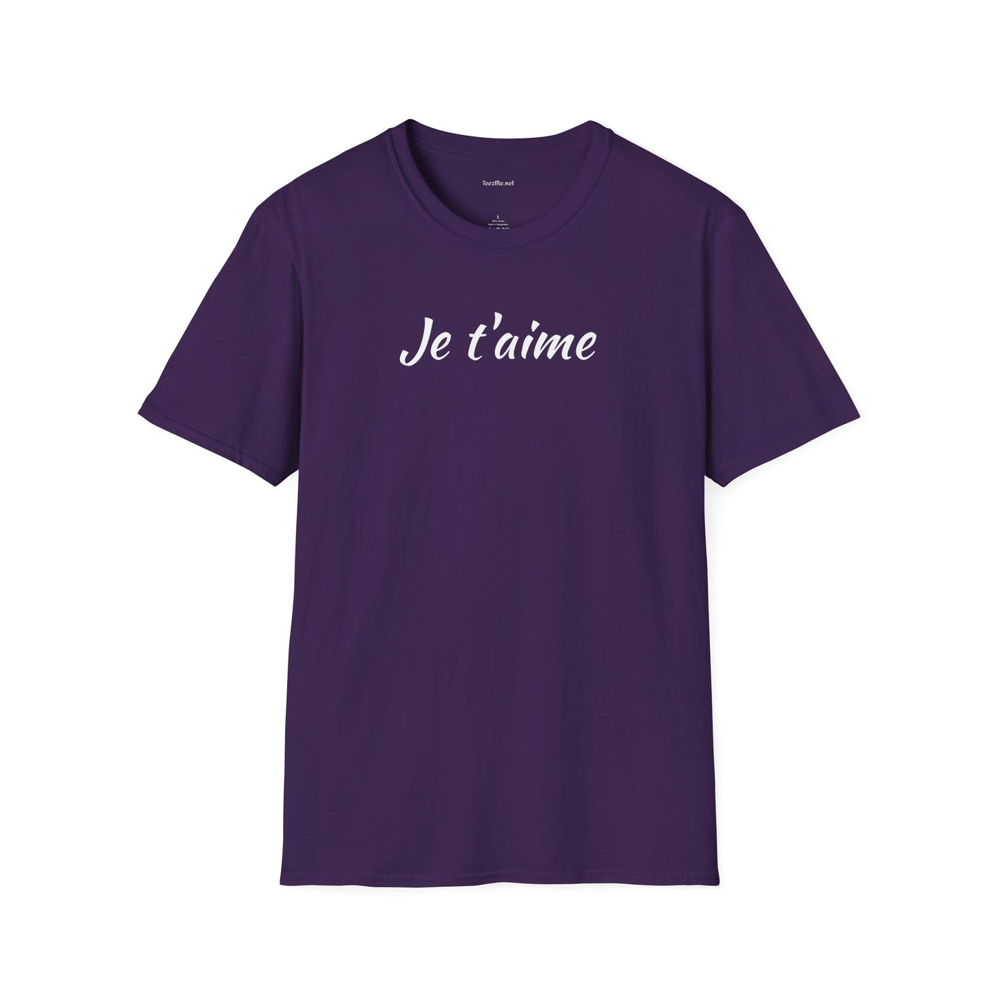Je t'aime - Unisex Softstyle T-Shirt 100% Cotton Graphic