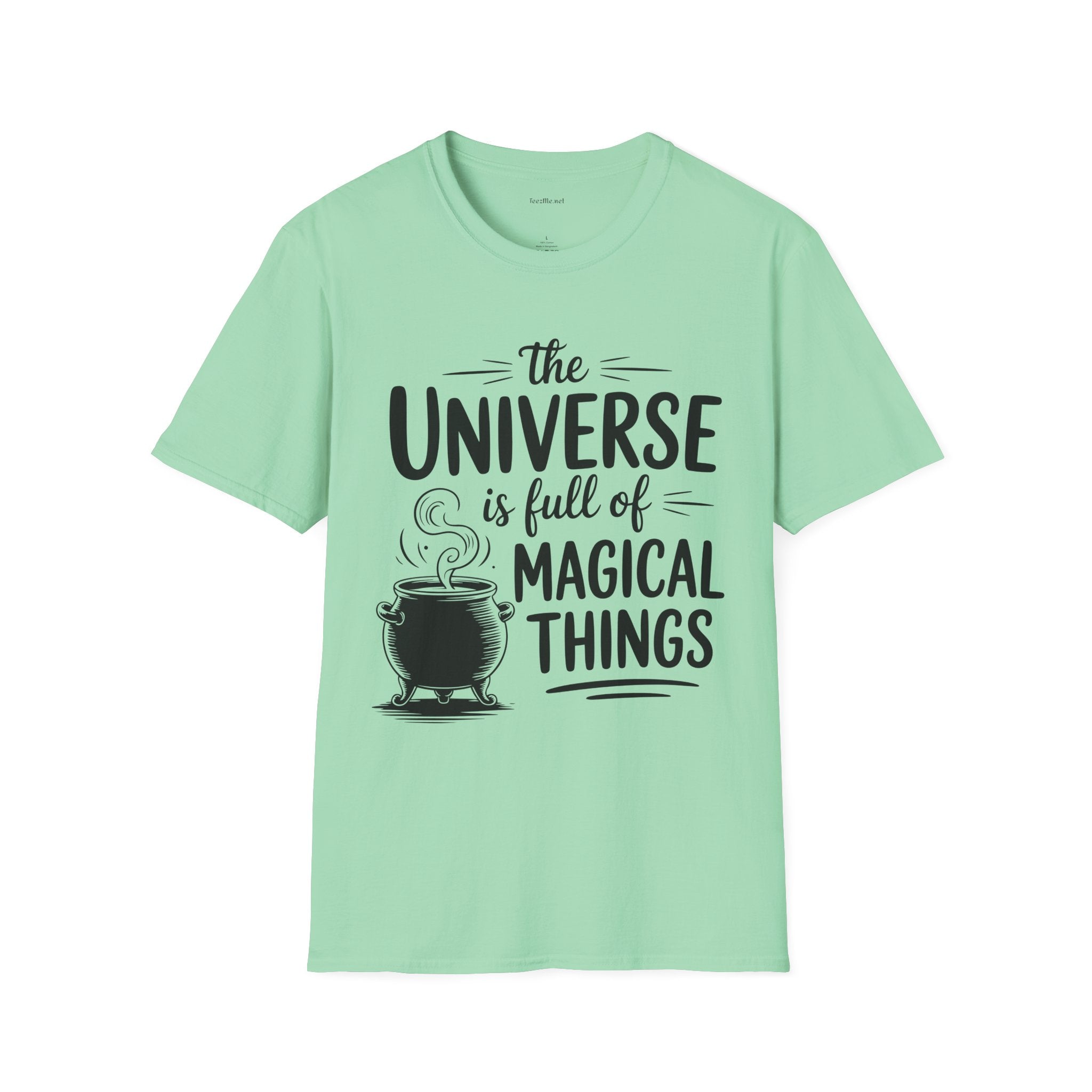 T-Shirt — “The Universe Is Full of Magical Things” Inspirational Graphic Tee