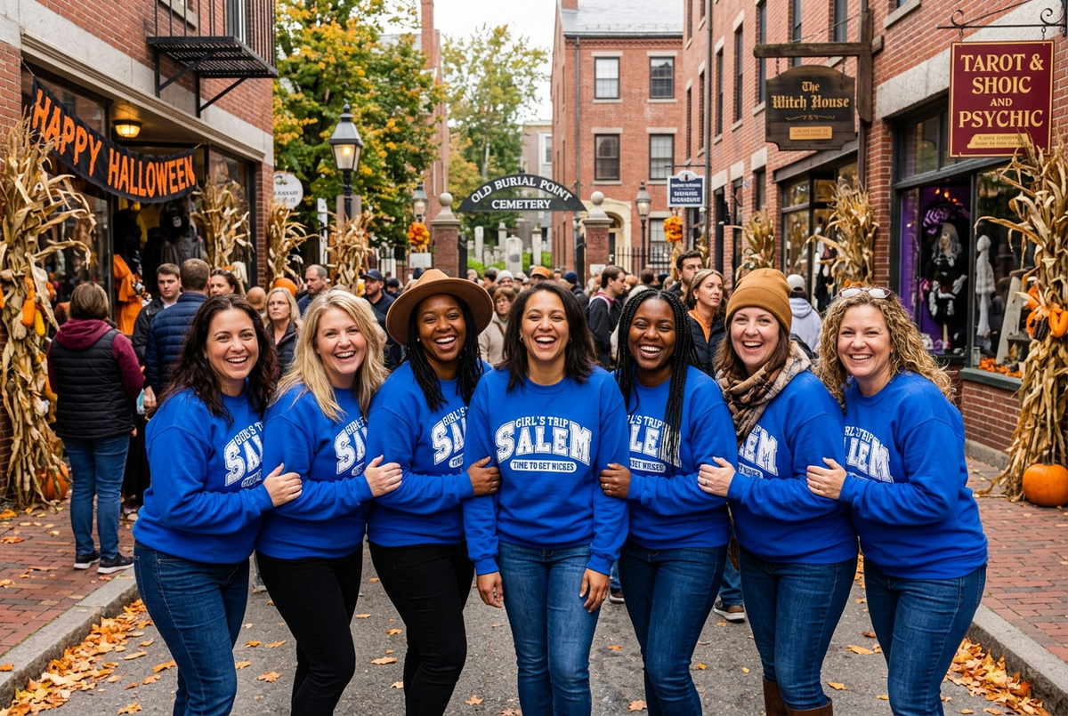 Girls Trip Salem Time to Get Wicked Sweatshirt