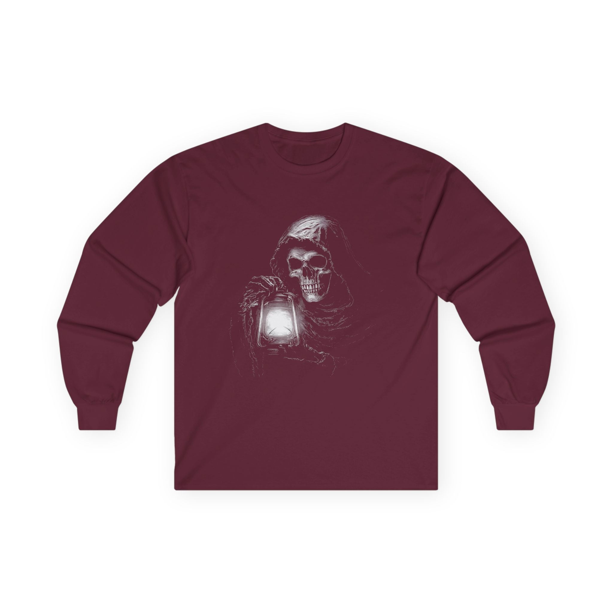 Grim Reaper Skull 02 Unisex Ultra Cotton Long Sleeve Tee