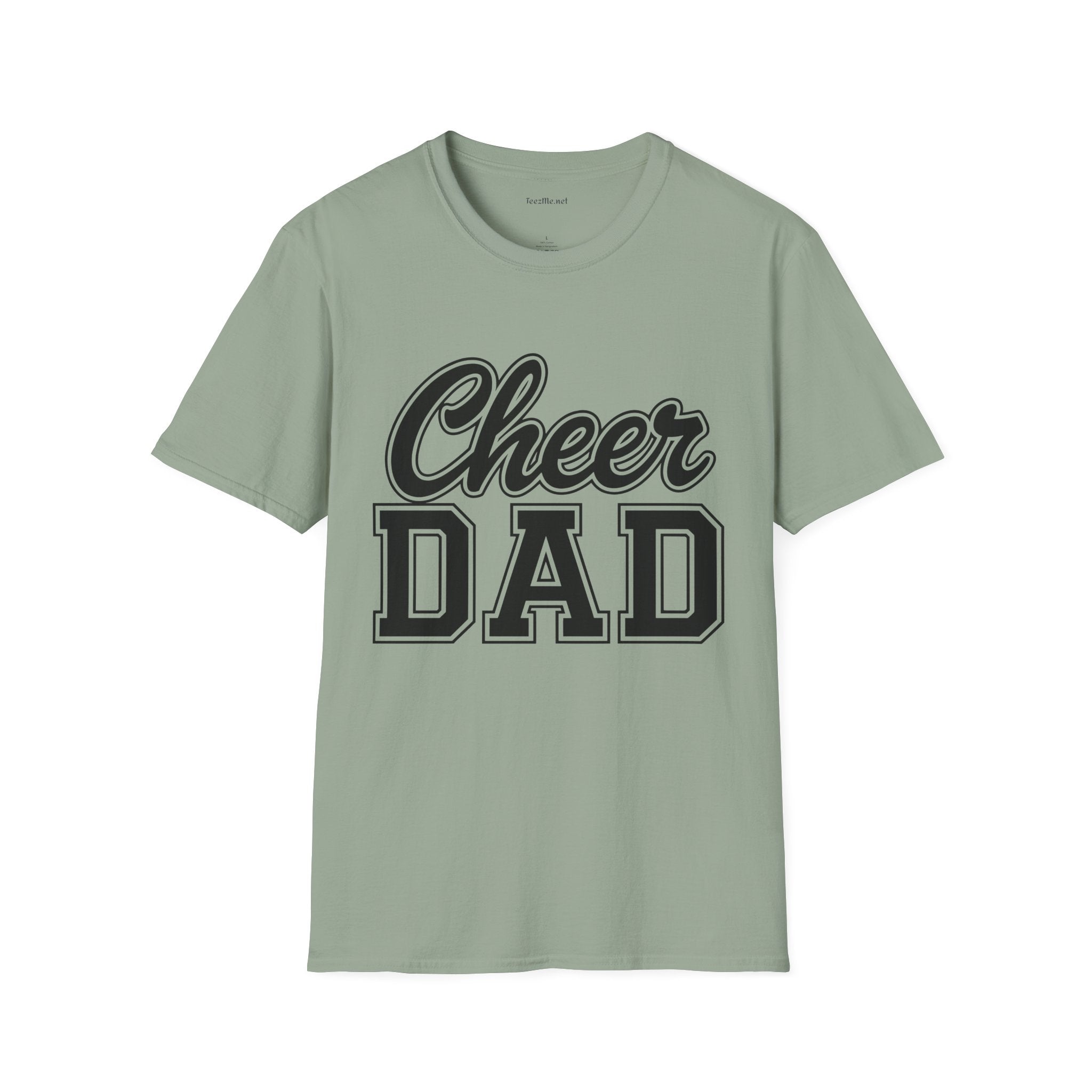 Cheer Dad Unisex Soft Style T-Shirt 100% Cotton Graphic