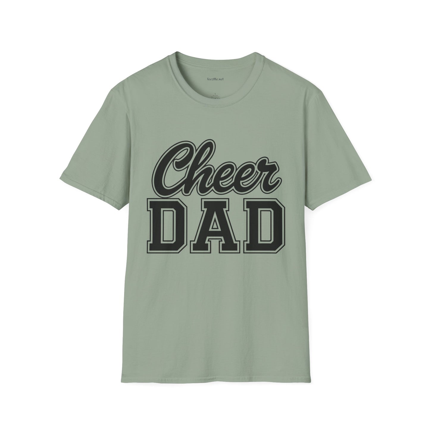 Cheer Dad Unisex Soft Style T-Shirt 100% Cotton Graphic