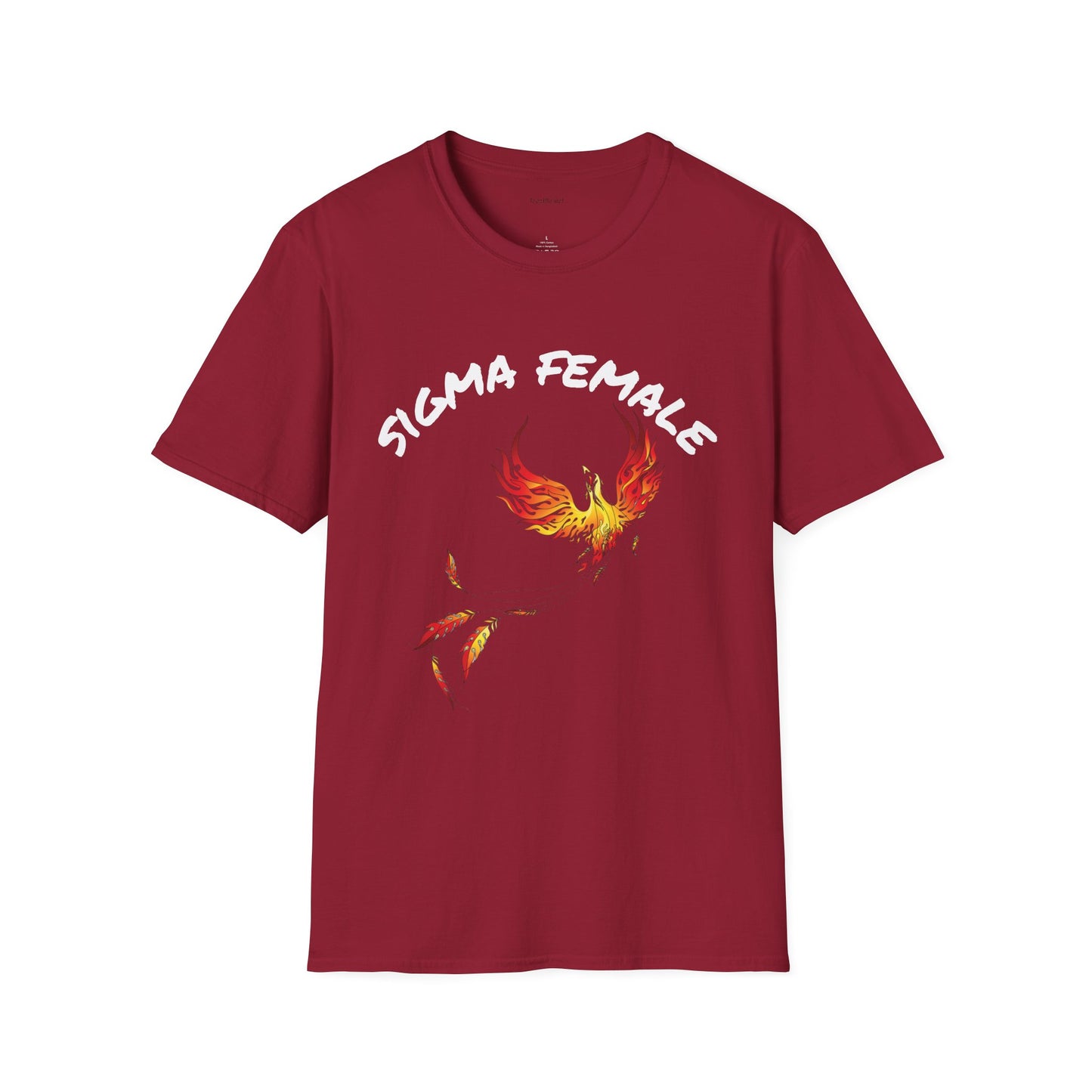 Sigma Female - Unisex Softstyle T-Shirt 100% Cotton Graphic