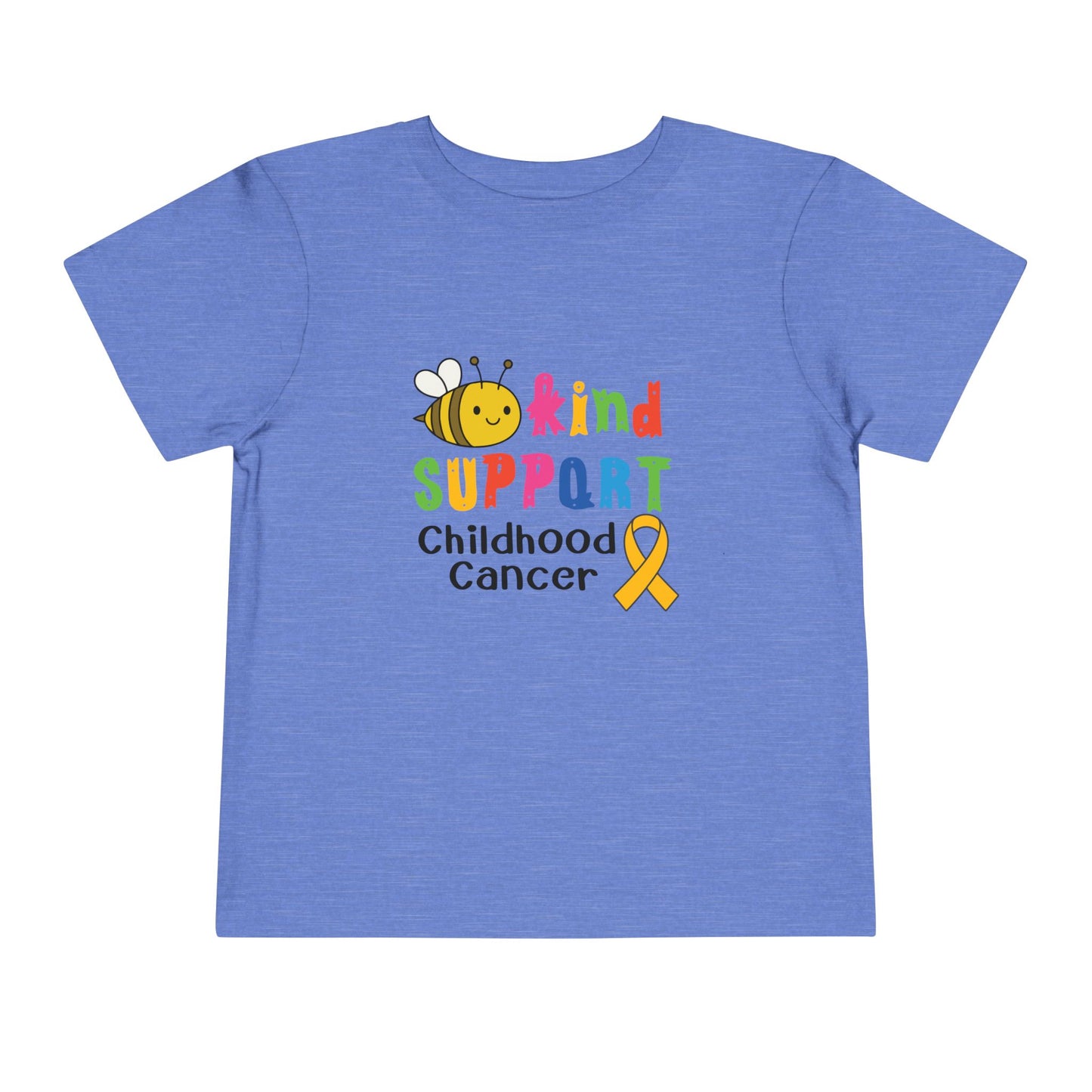 Bee Kind (Support Childhood Cancer)- Kids Softstyle Tee Children
