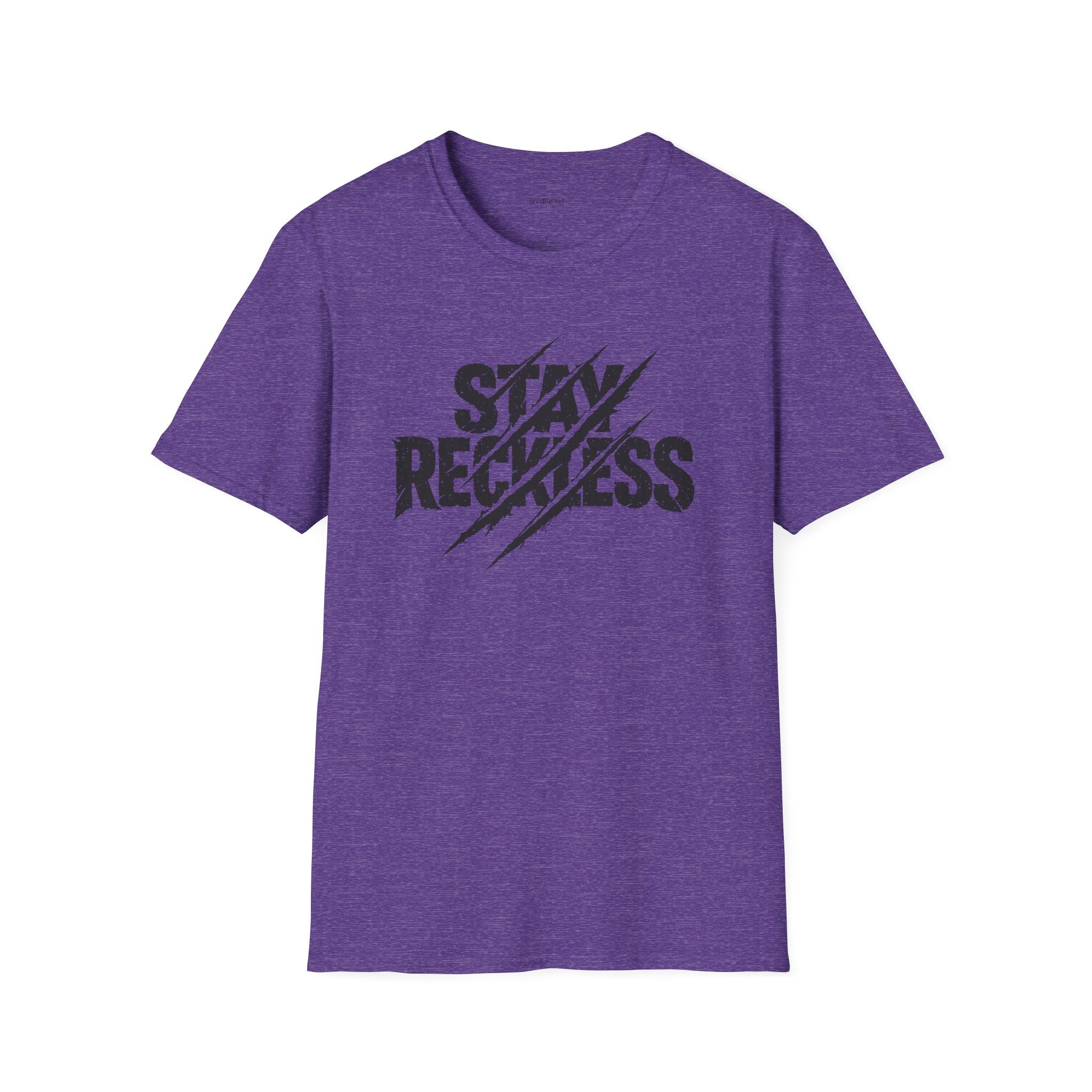 Stay Reckless T-Shirt — Distressed Claw-Mark Graphic Tee