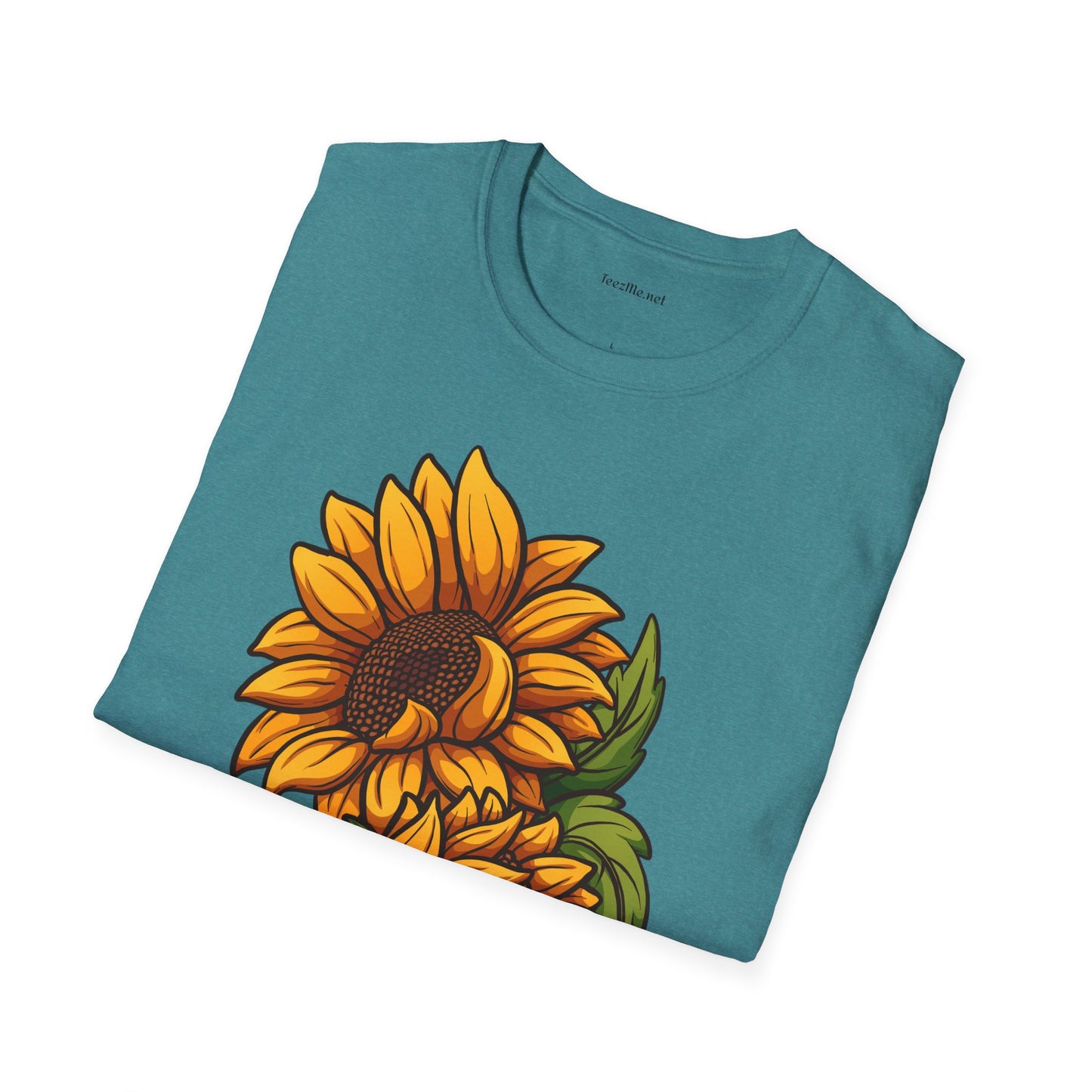 Sunflower (image) - Unisex Softstyle T-Shirt 100% Cotton Graphic