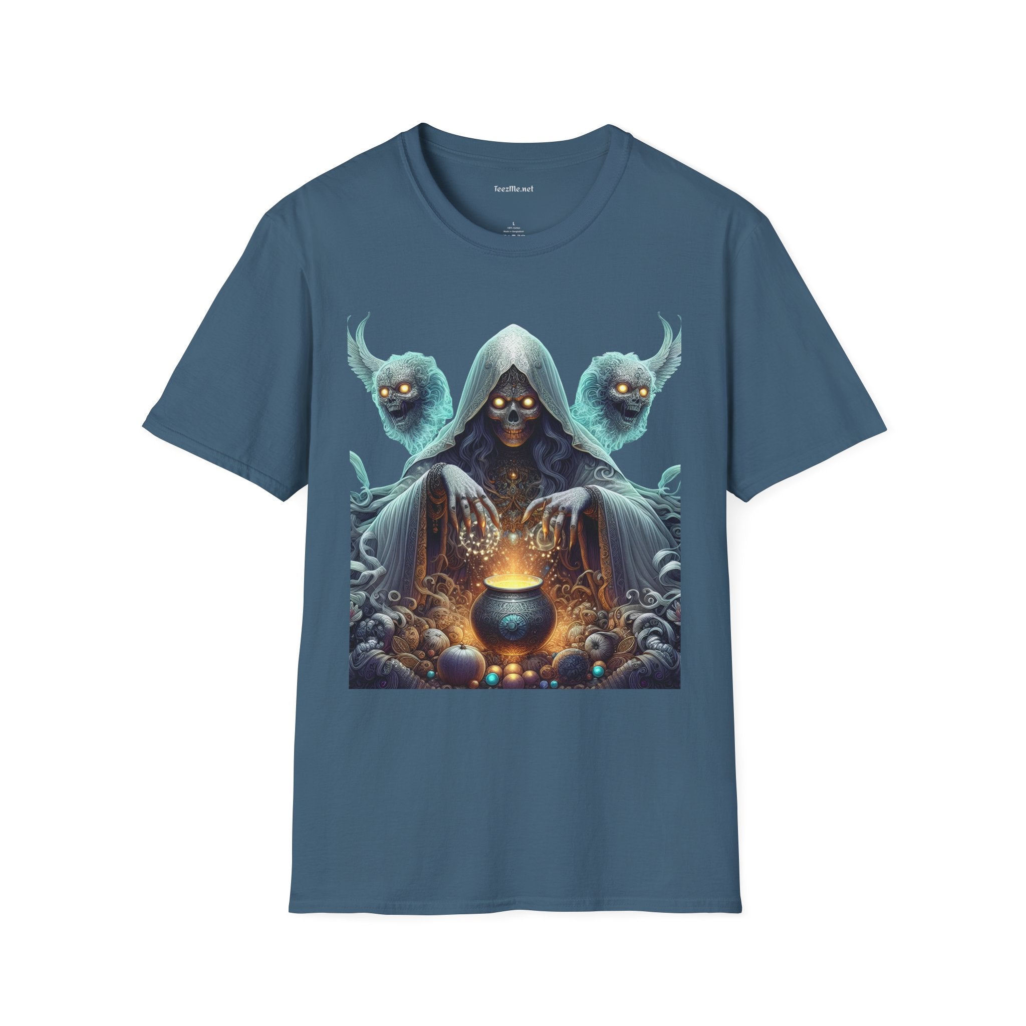 Anime Witch (4) Unisex Softstyle T-Shirt 100% Cotton Graphic