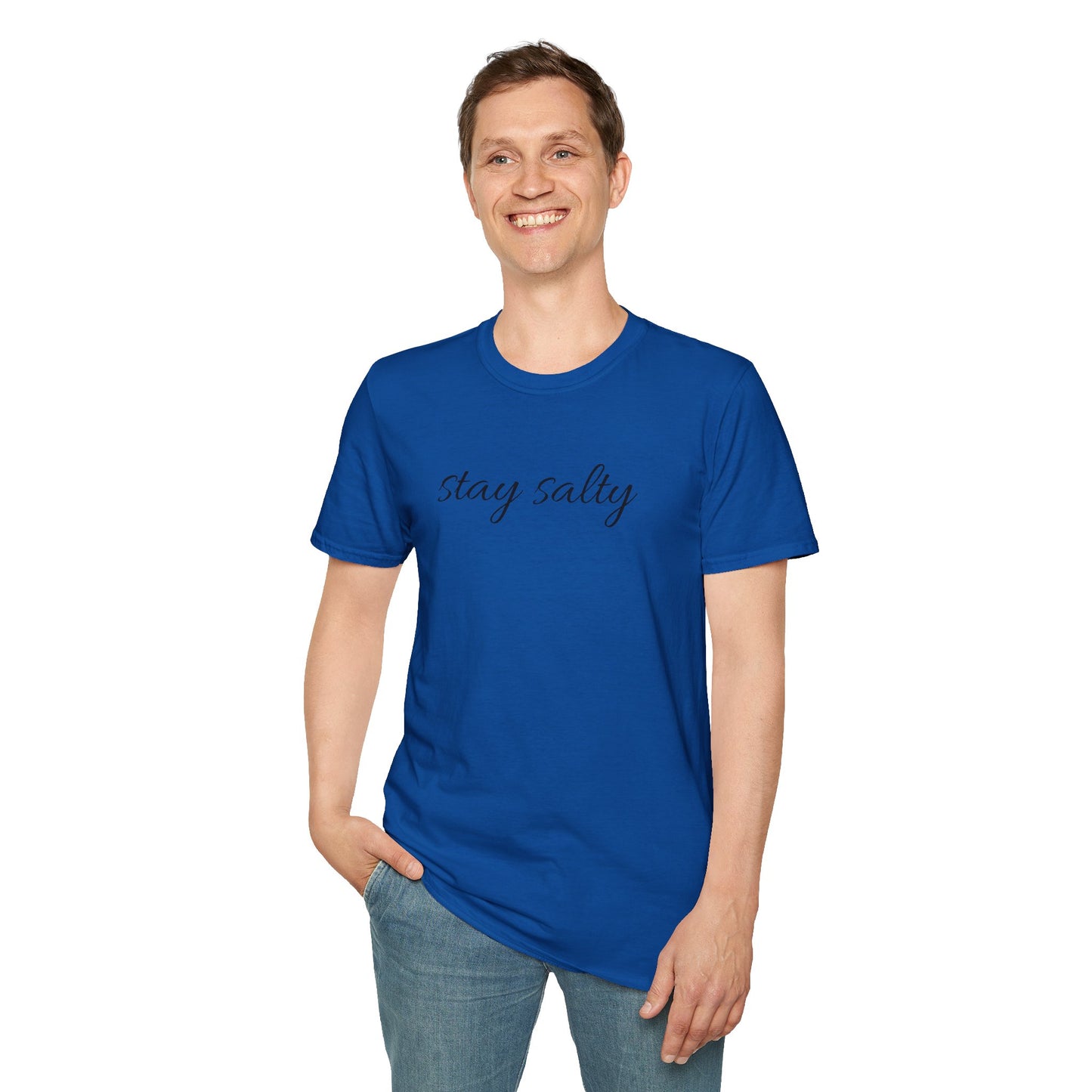 Stay salty - Unisex Softstyle T-Shirt 100% Cotton Graphic beach life