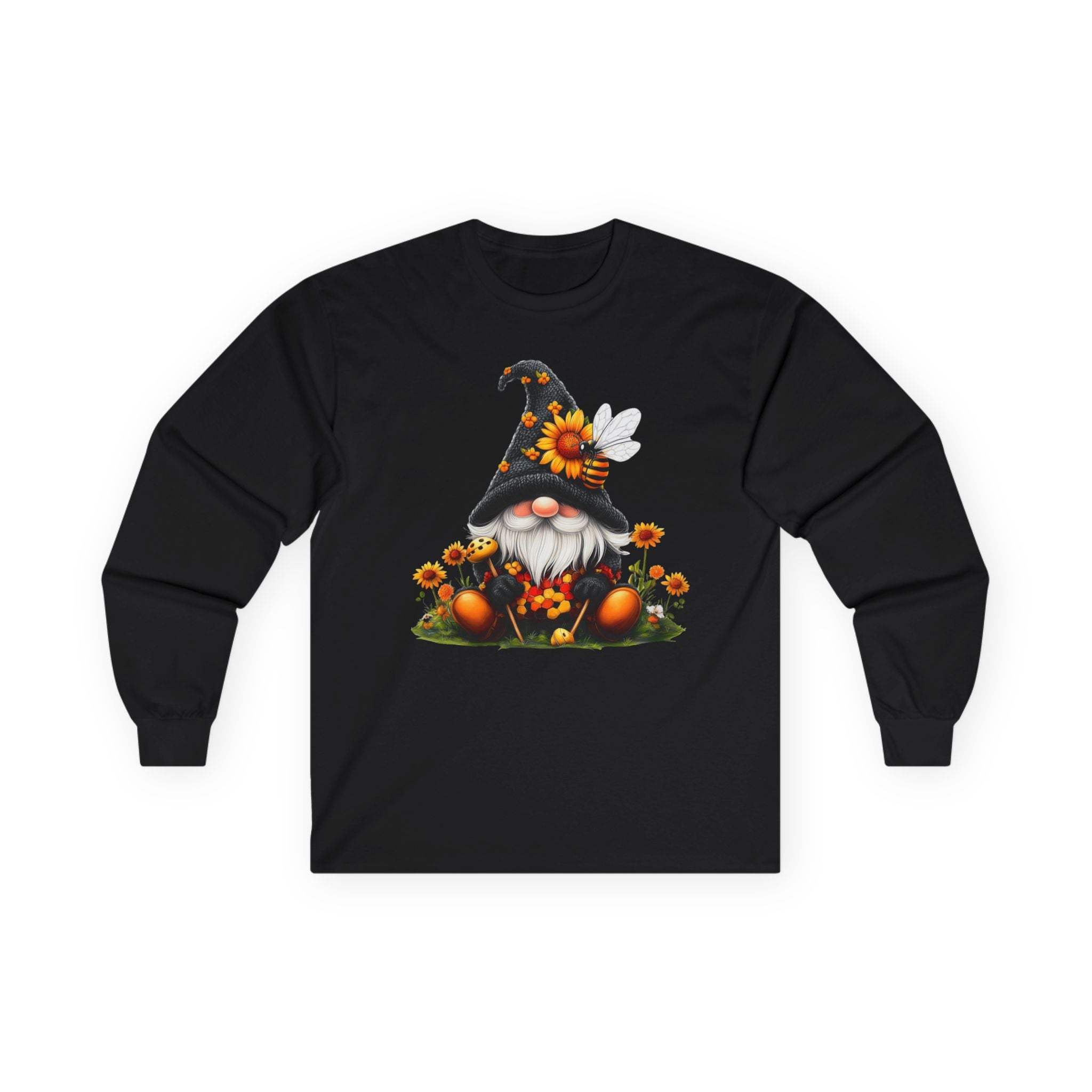 Honey Bee Gnome 02 Unisex Ultra Cotton Long Sleeve Tee