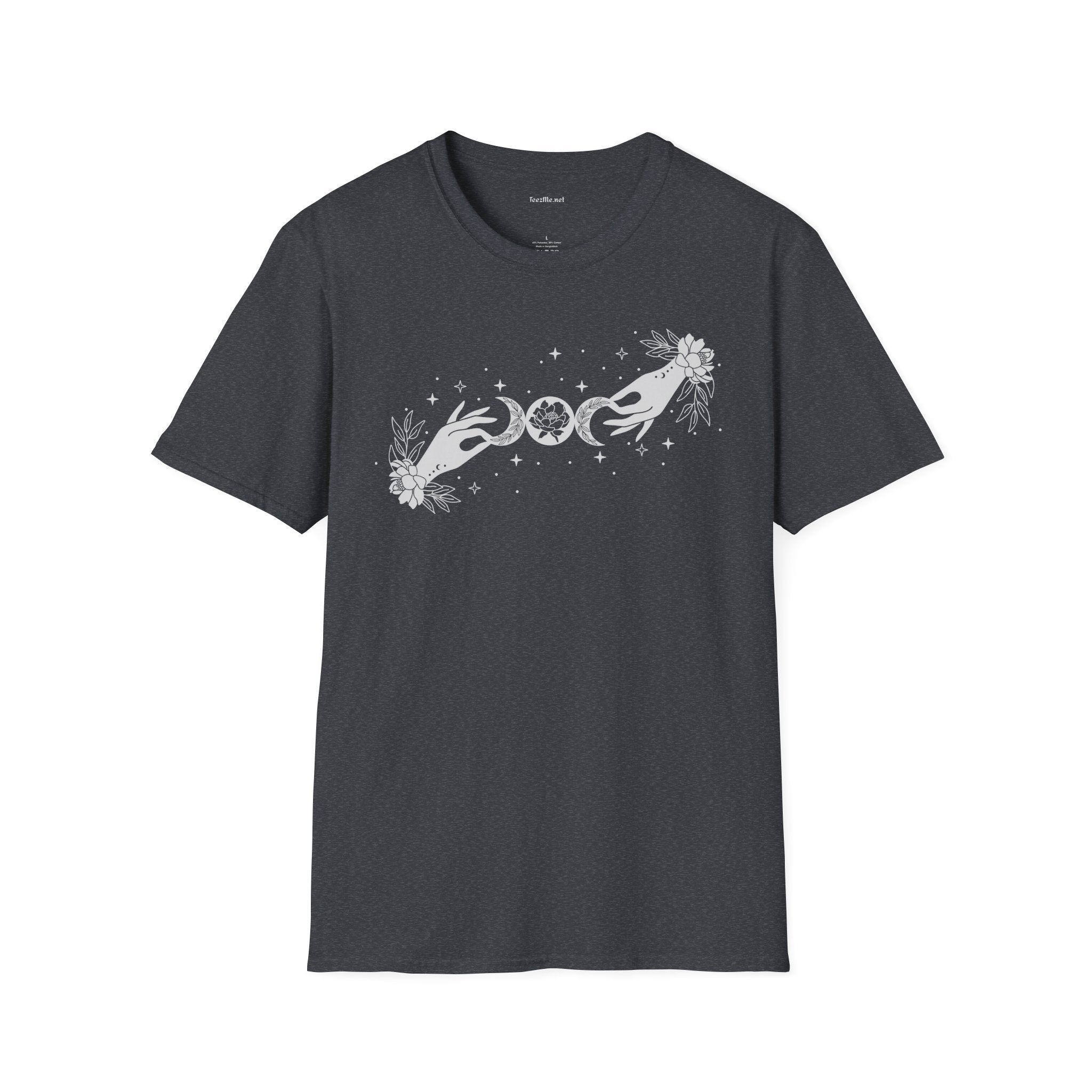 BOHO Mystical Moon - Unisex Softstyle T-Shirt 100% Cotton Graphic